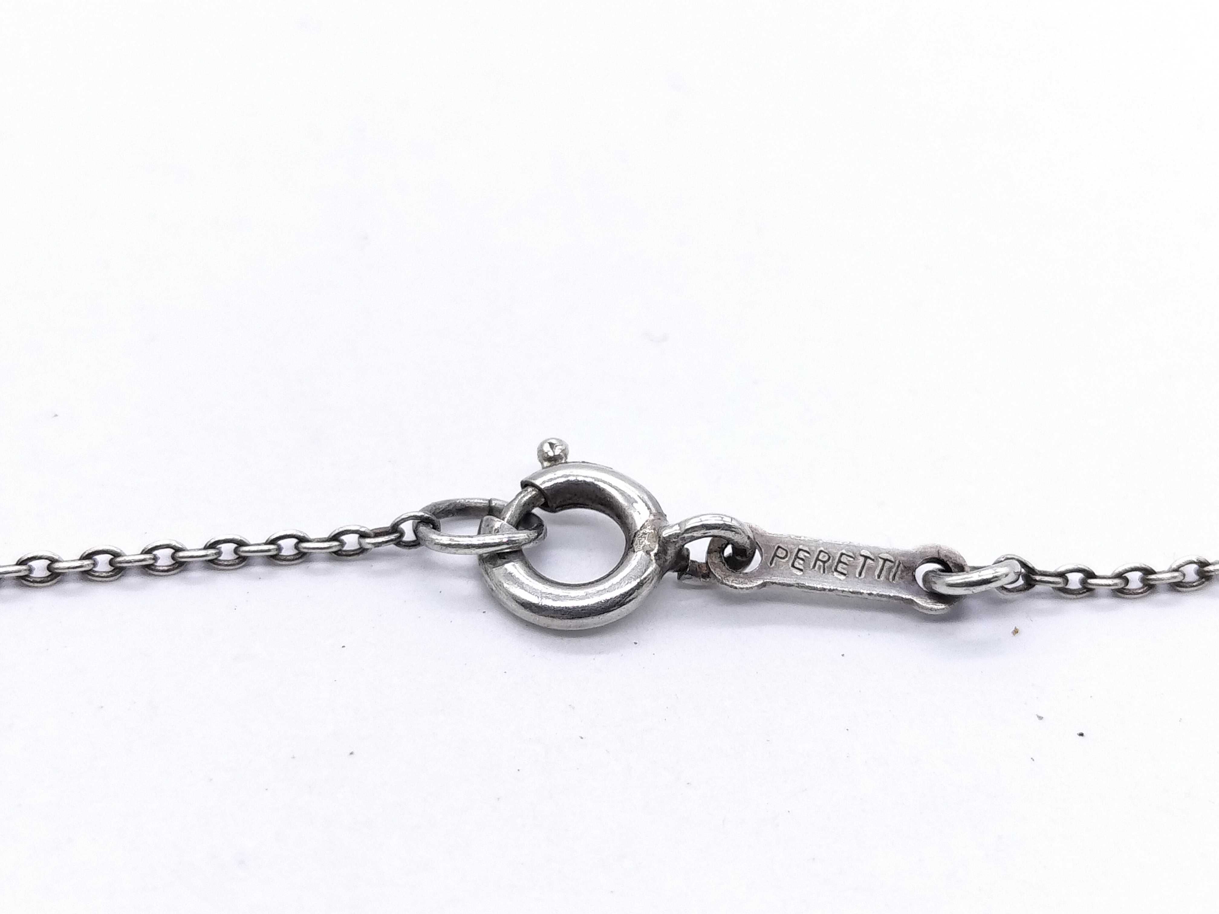 【水曜終了】(10700_0122)Tiffany&Co. ビーン ビーンズネックレス スターリング ペレッティ ネックレス