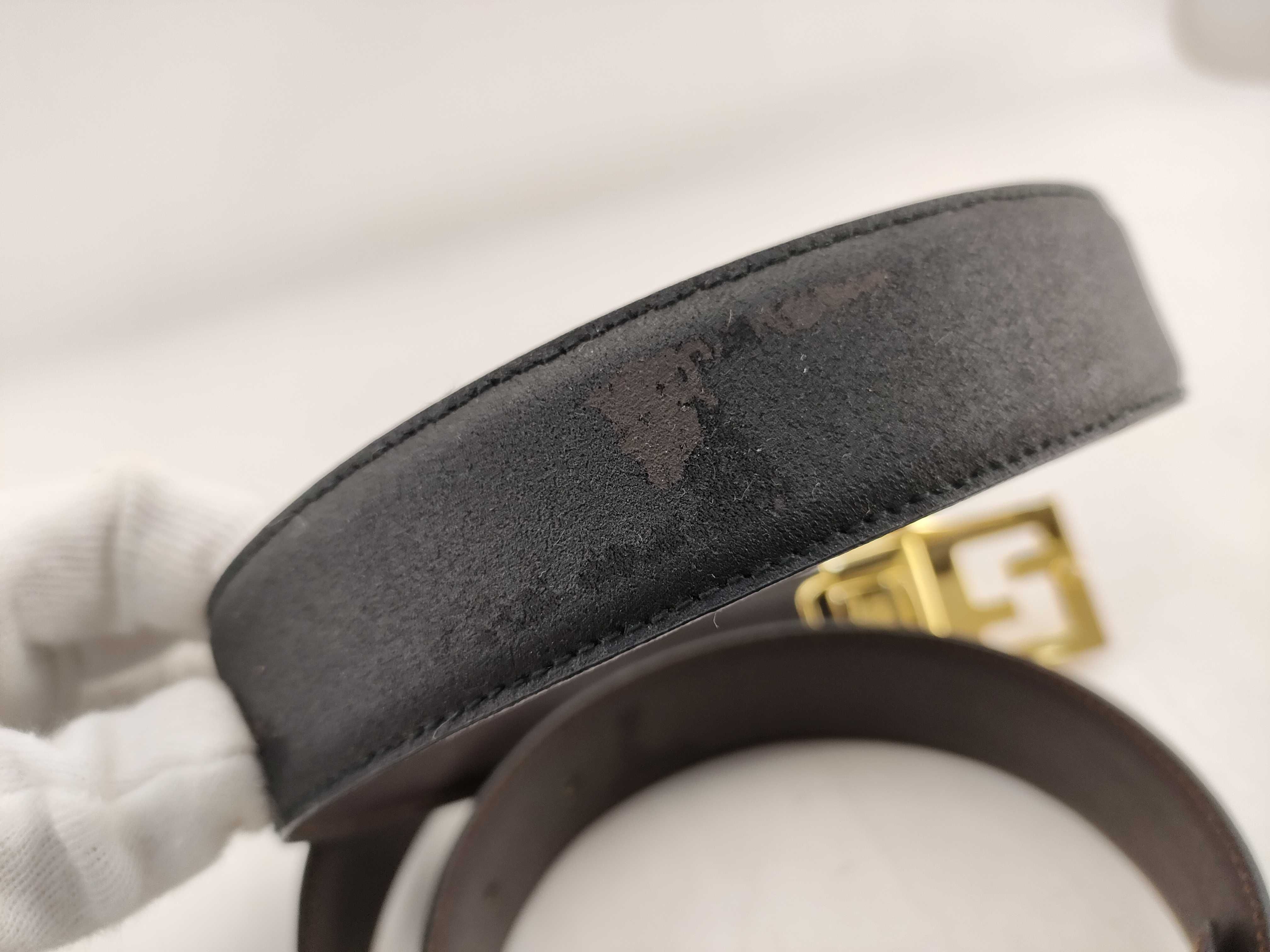 【水曜終了】(10709_0135)FENDI ロゴバックル ベルト ベルト