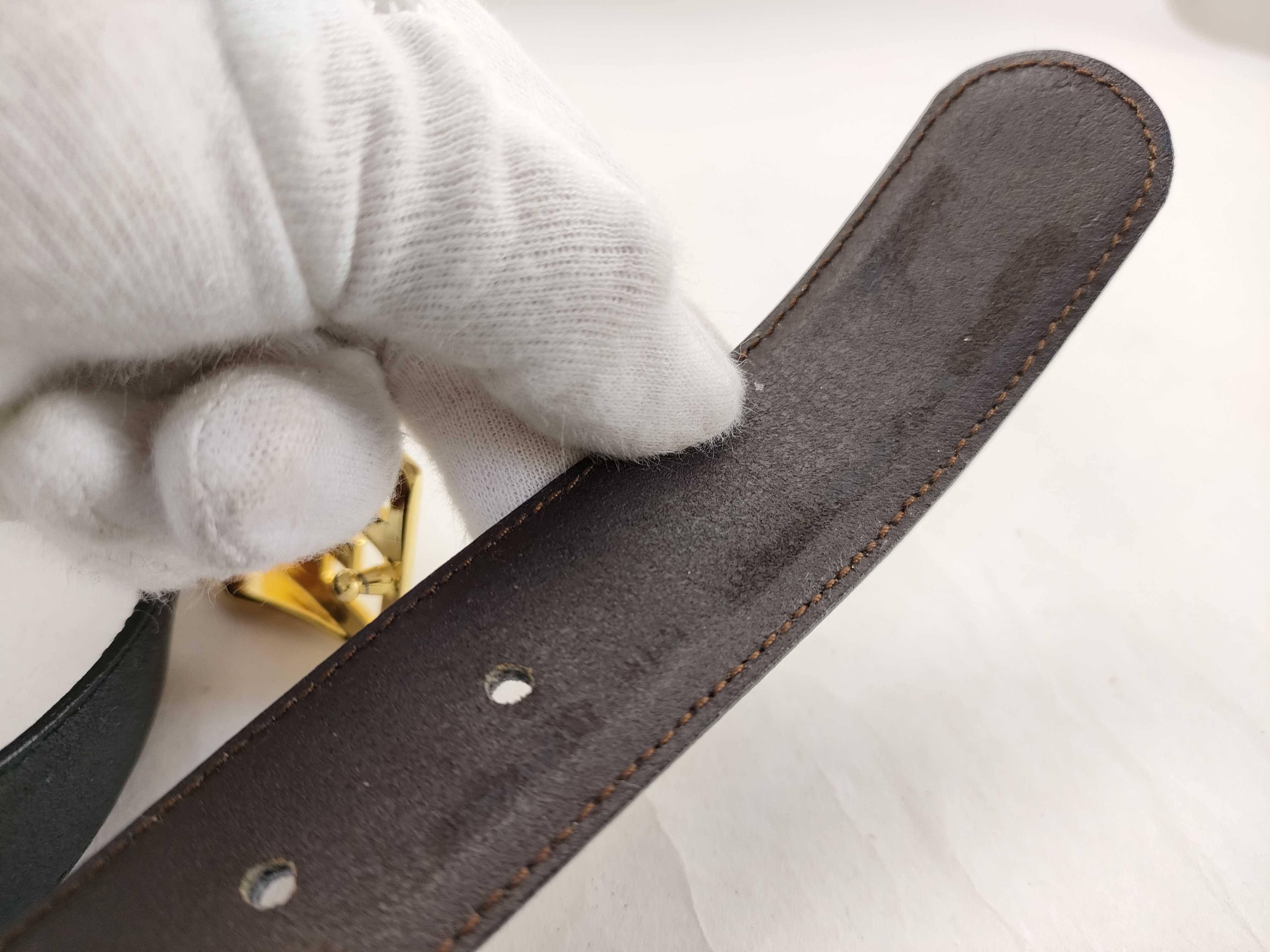 【水曜終了】(10709_0135)FENDI ロゴバックル ベルト ベルト