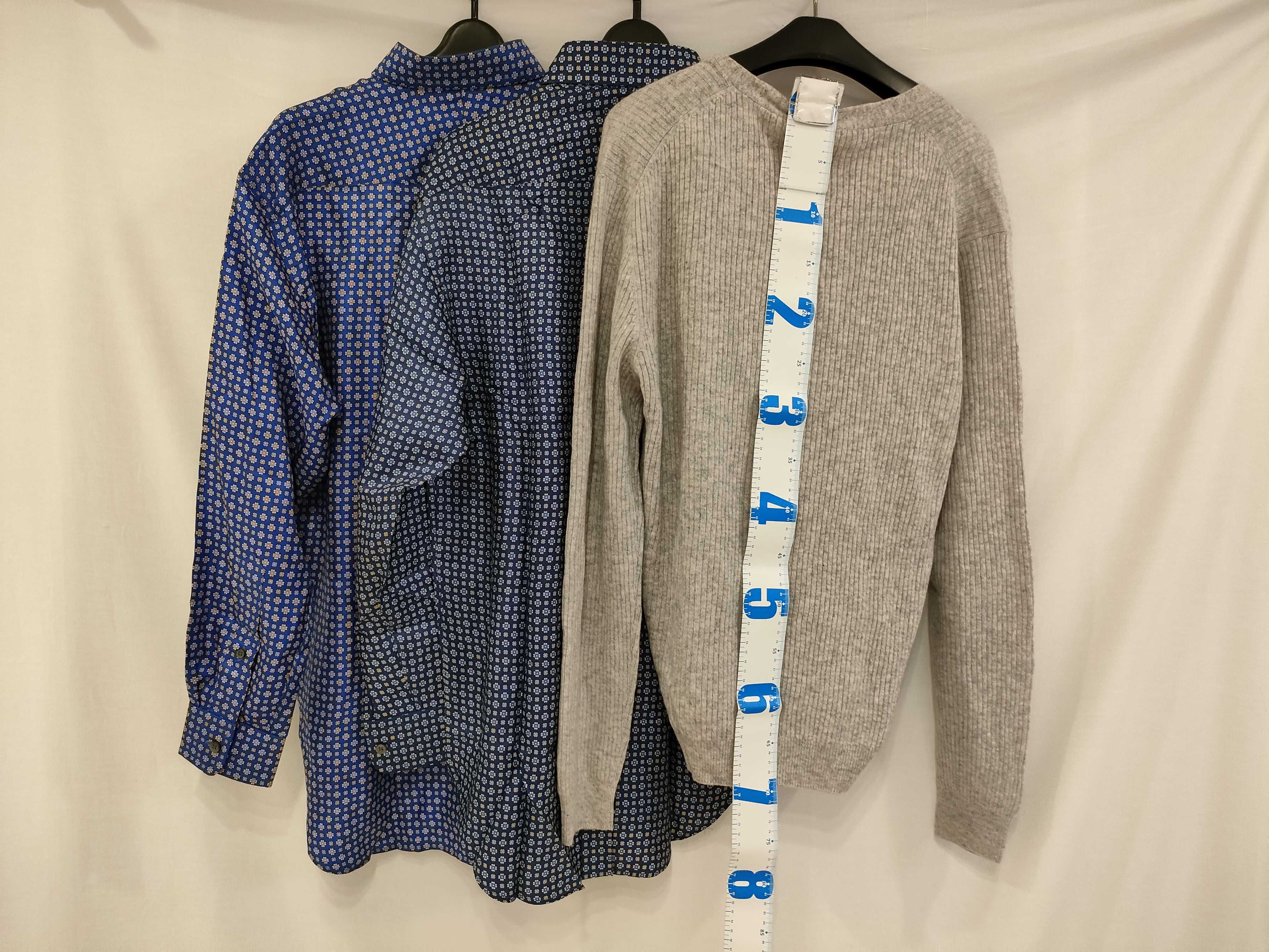 日曜終了(10743_0027)▼dunhill メンズ 長袖 チェックシャツ カーディガン