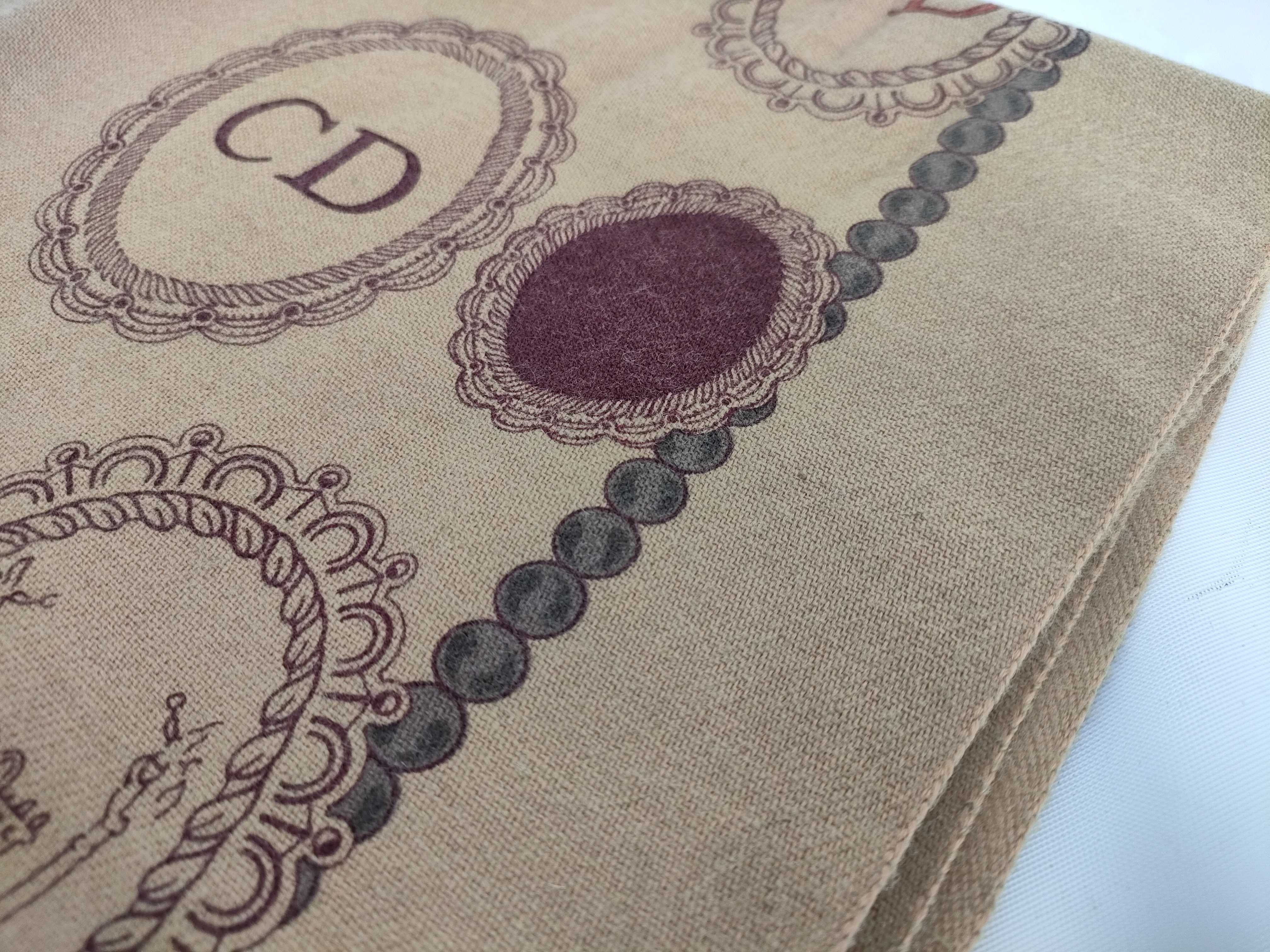 【水曜終了】(10700_0190)Dior 大判ストール MONTAIGNE ウール その他小物