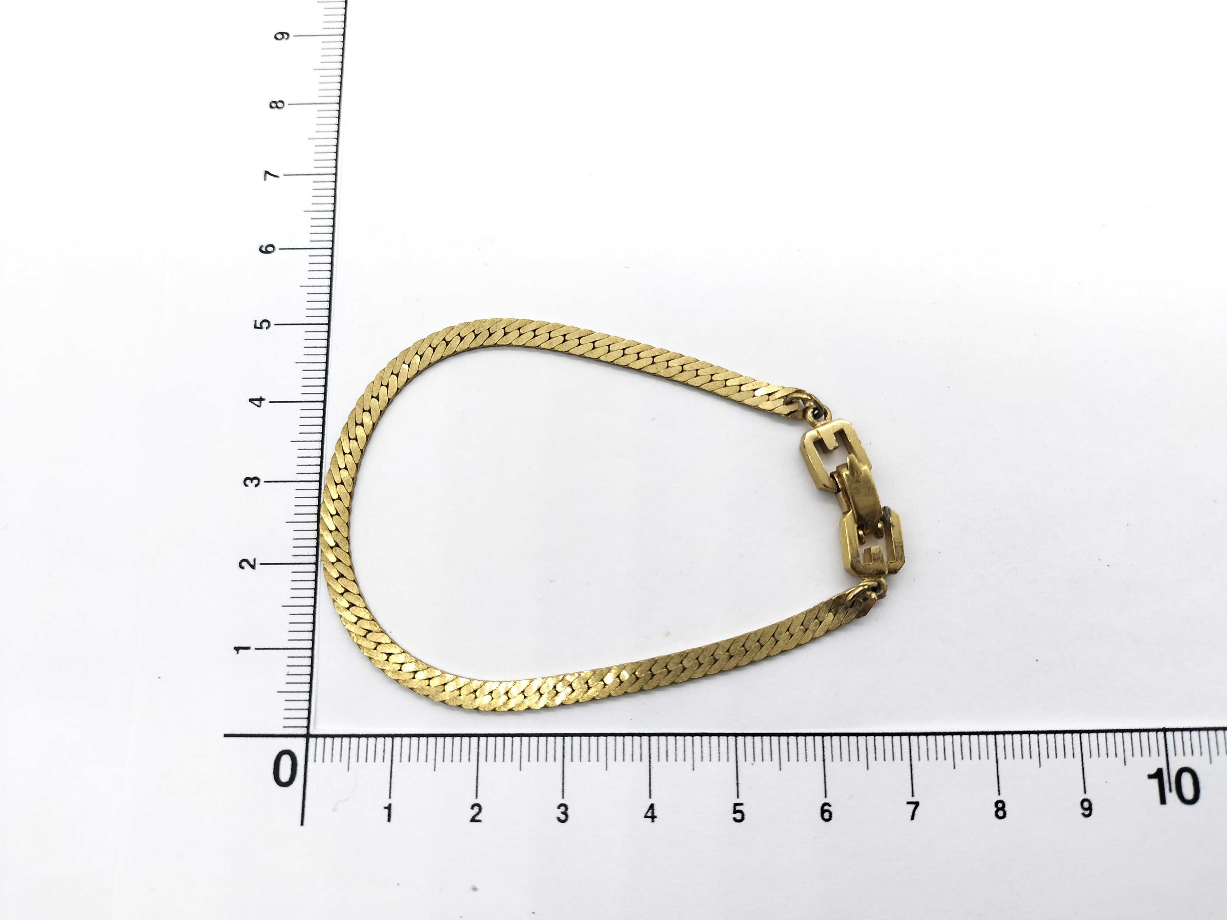 【水曜終了】(10700_0082)GIVENCHY ゴールド ブレスレット・バングル