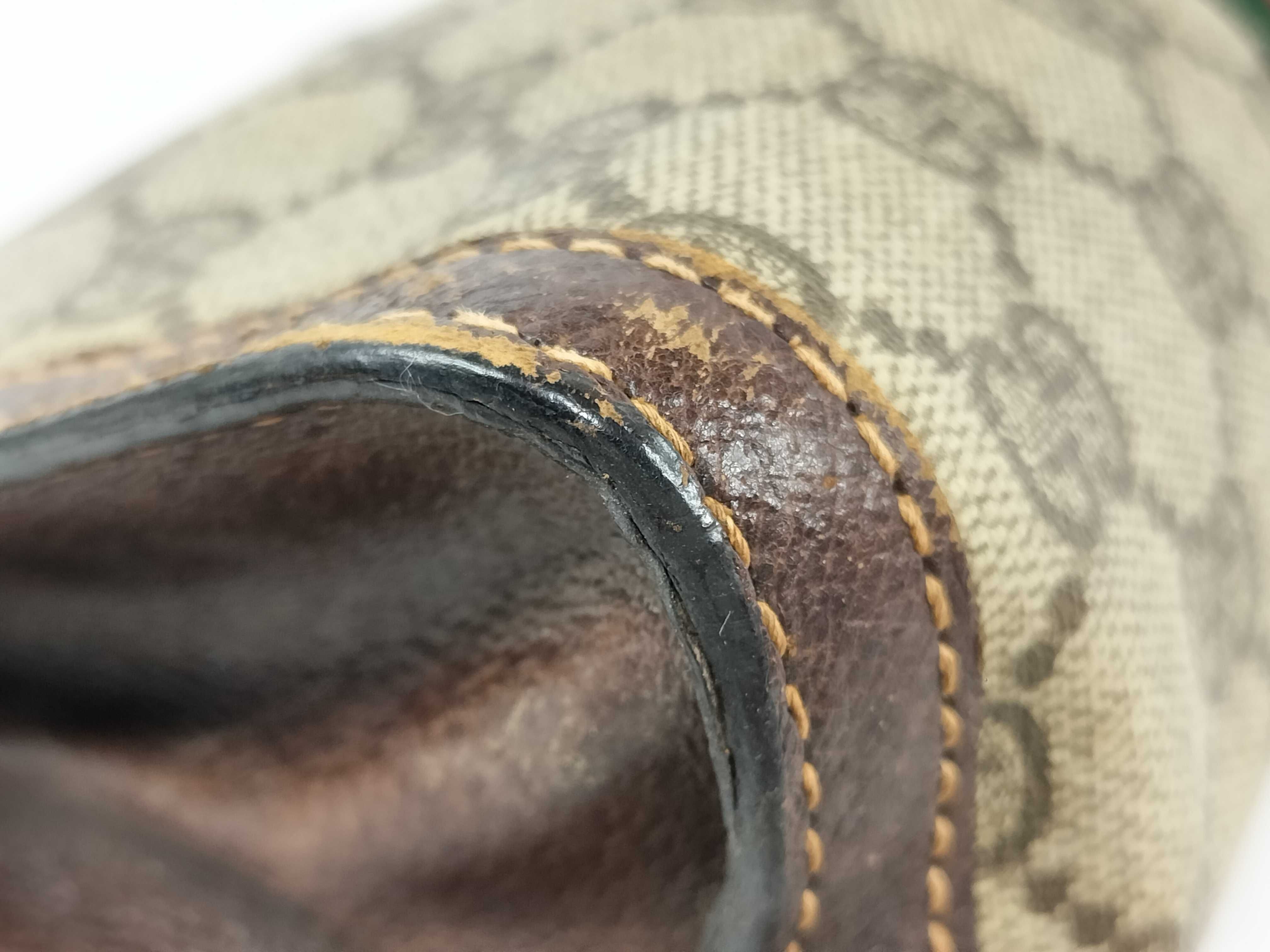 【水曜終了】(10709_0013)GUCCI オールド GGスプリーム シェリー ポーチ ポーチ