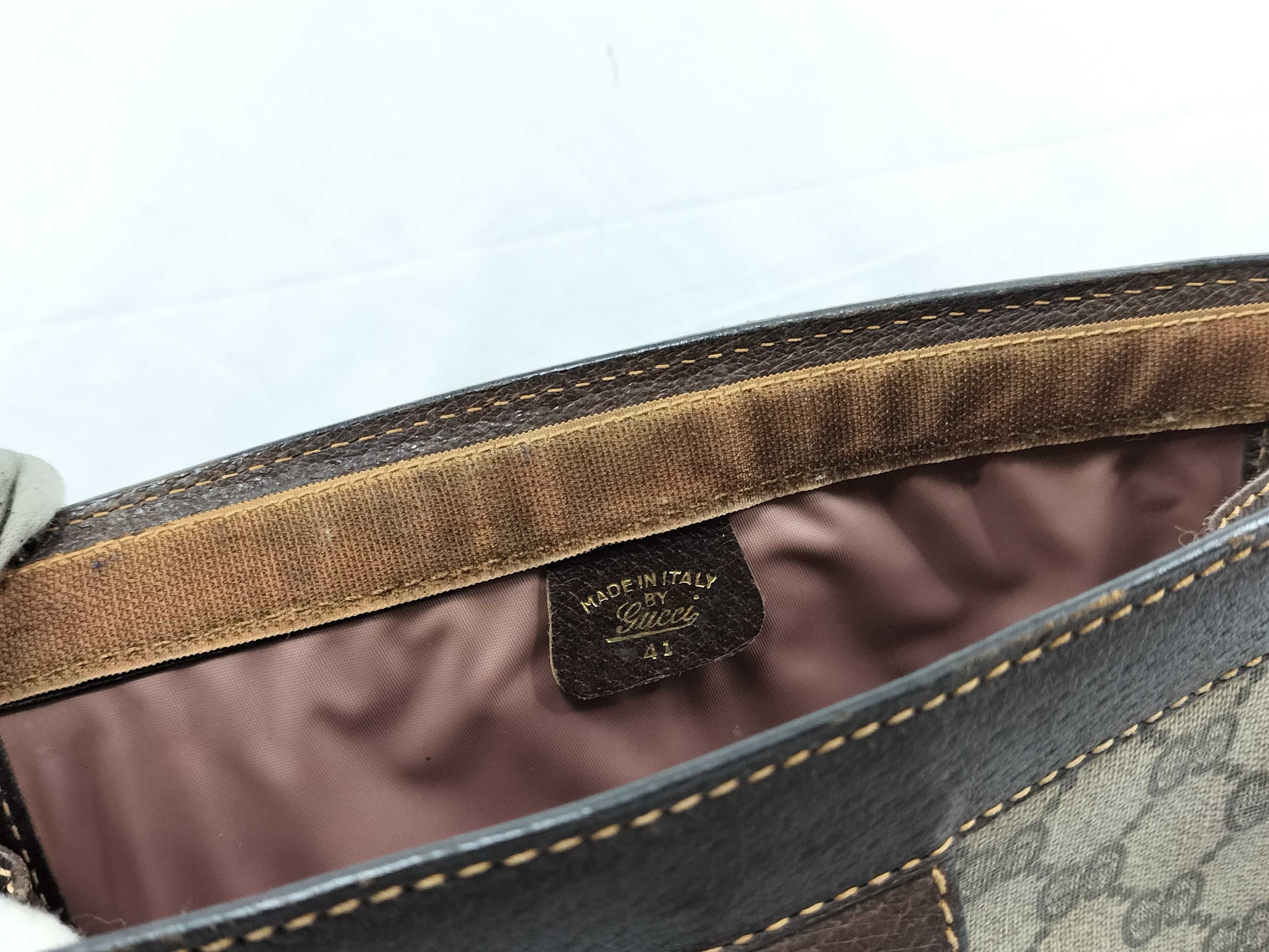 【水曜終了】(10709_0013)GUCCI オールド GGスプリーム シェリー ポーチ ポーチ