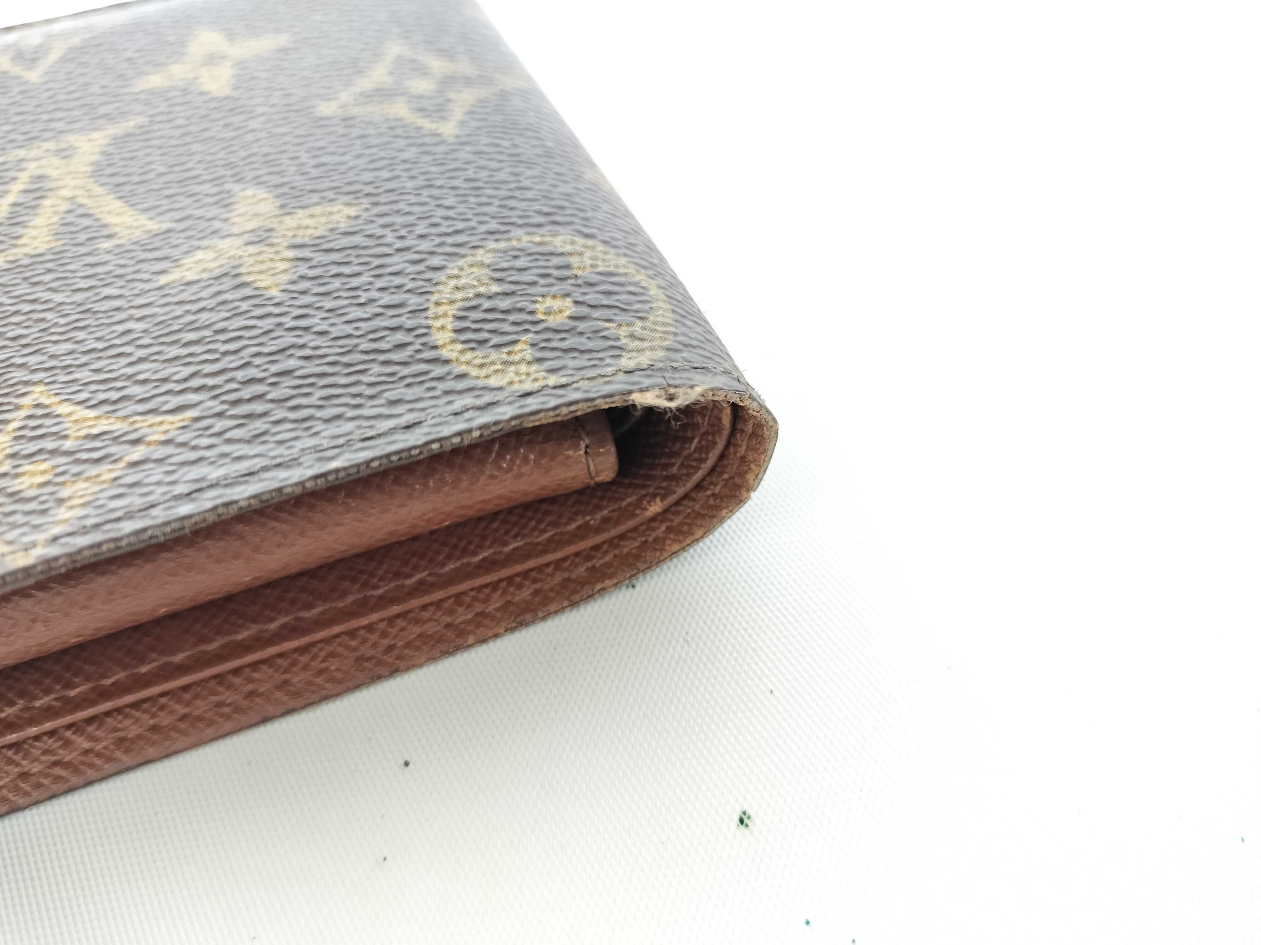 【水曜終了】(10708_0107)LOUIS VUITTON モノグラム 折財布 財布