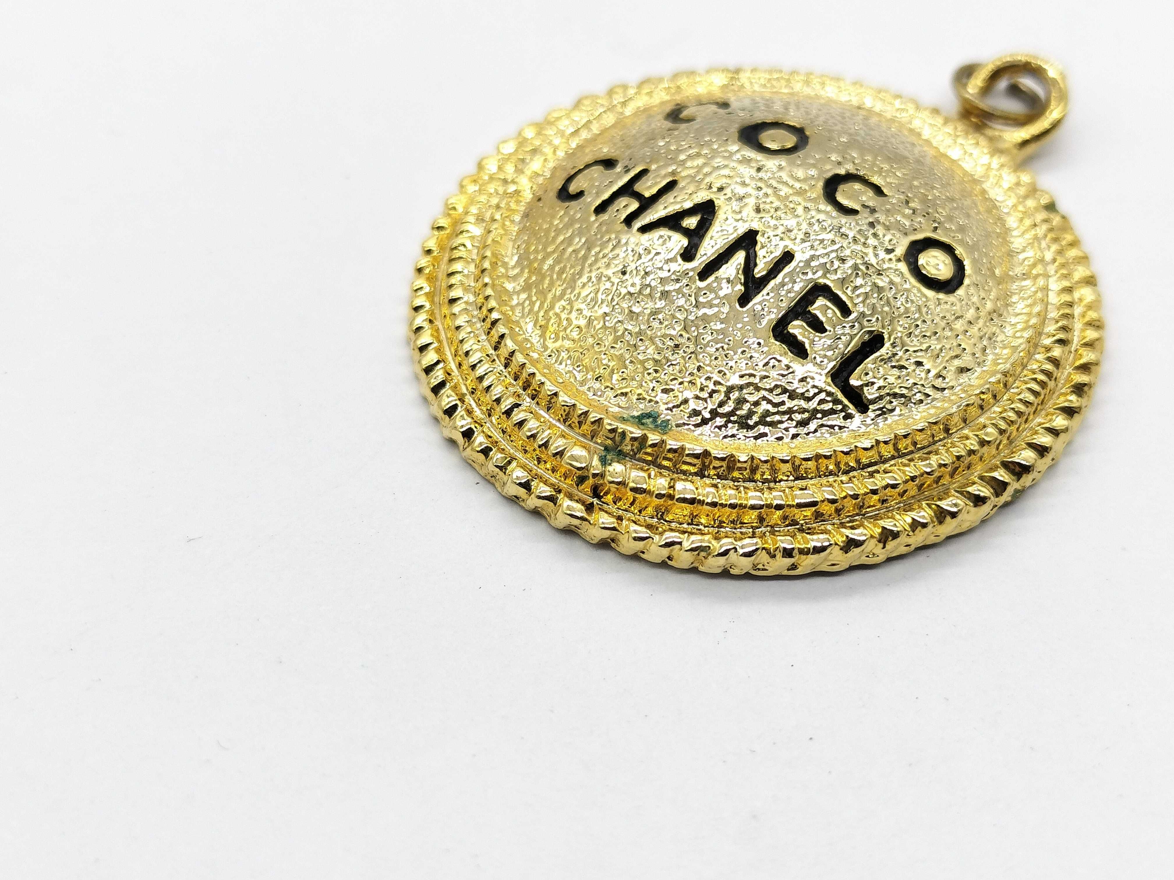 【水曜終了】(10707_0007)▼CHANEL プレート ペンダントトップ