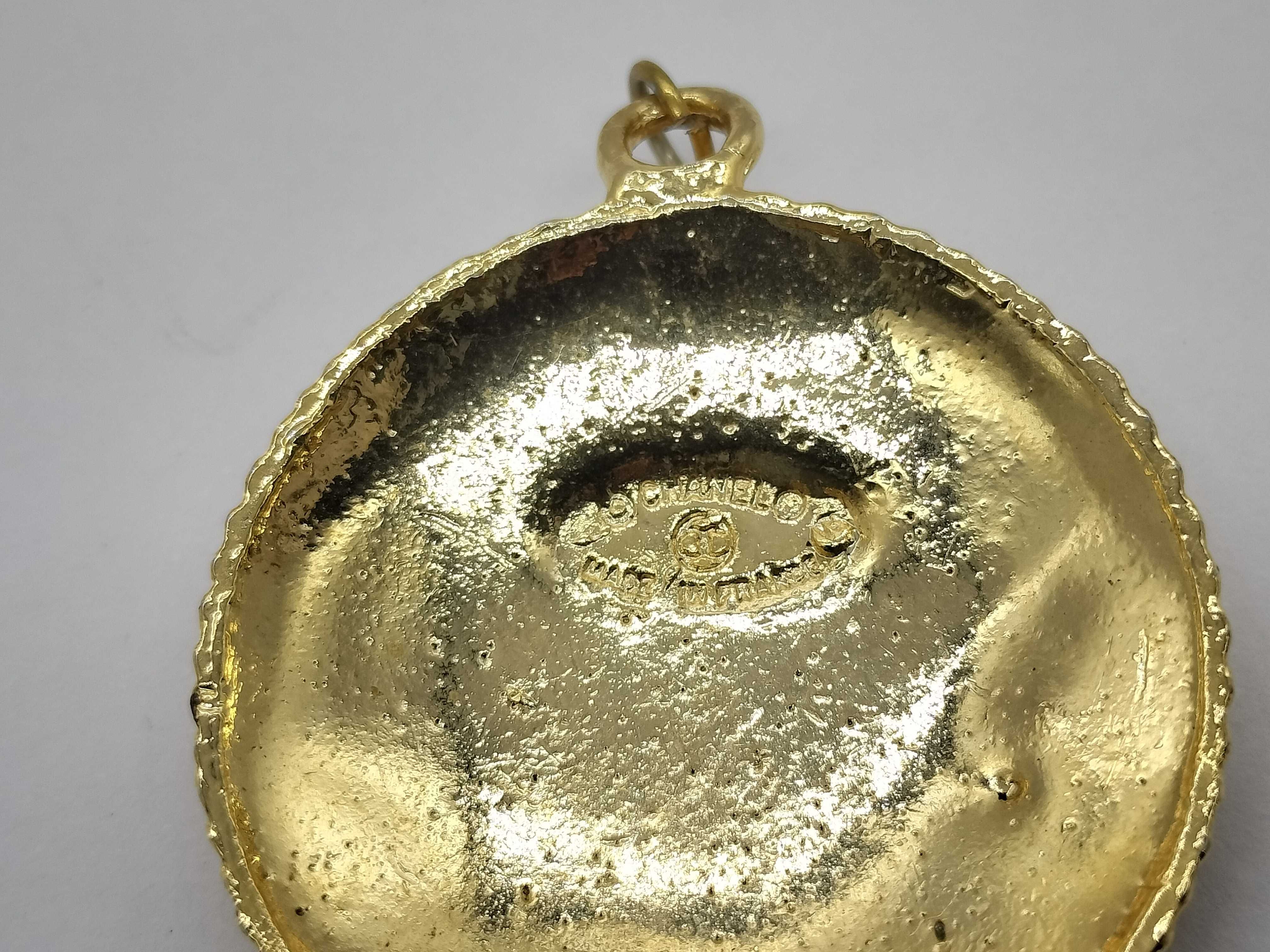 【水曜終了】(10707_0007)▼CHANEL プレート ペンダントトップ