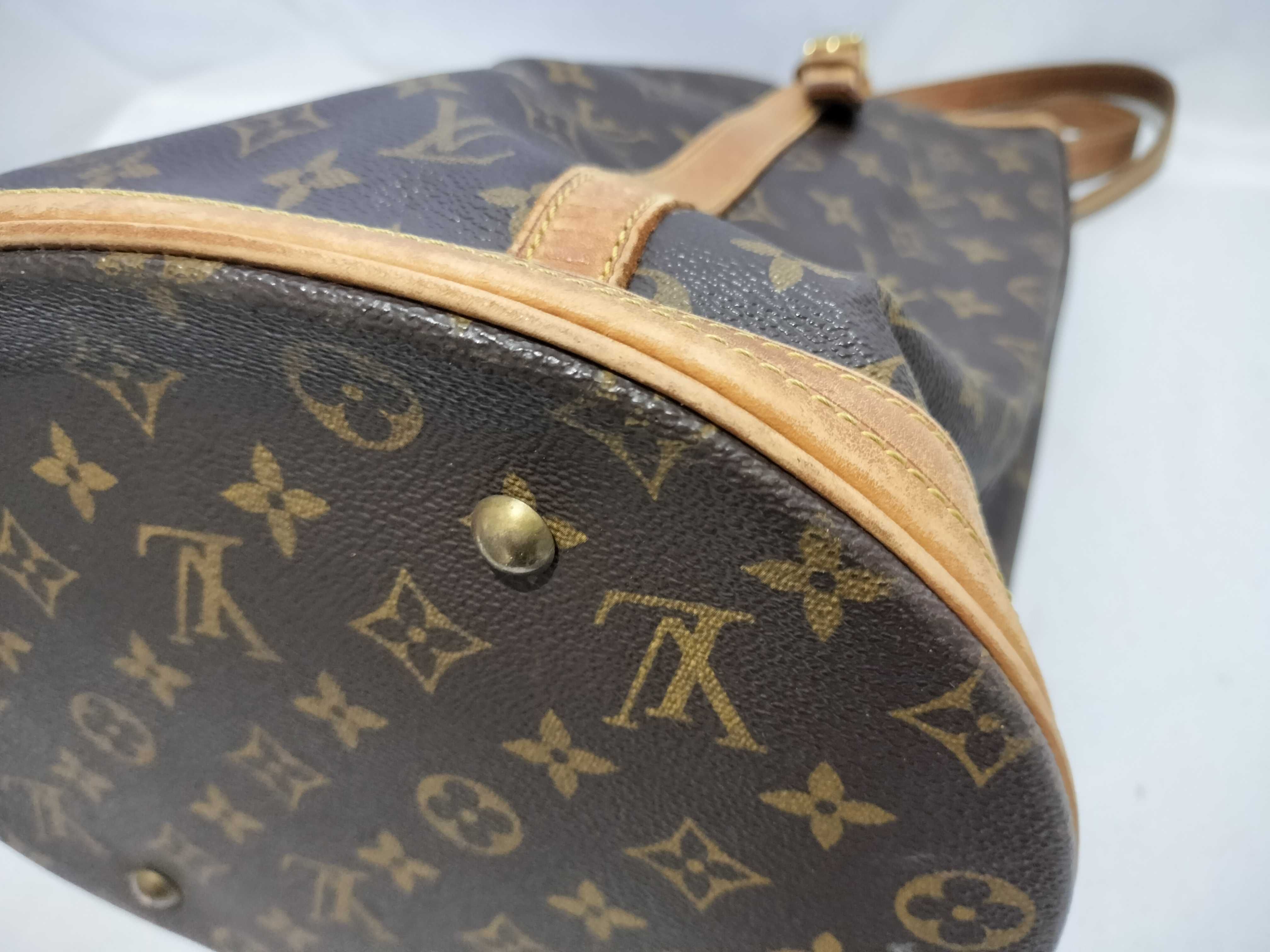 【水曜終了】(10708_0139)LOUIS VUITTON モノグラム M42236 バケットGM トートバッグ
