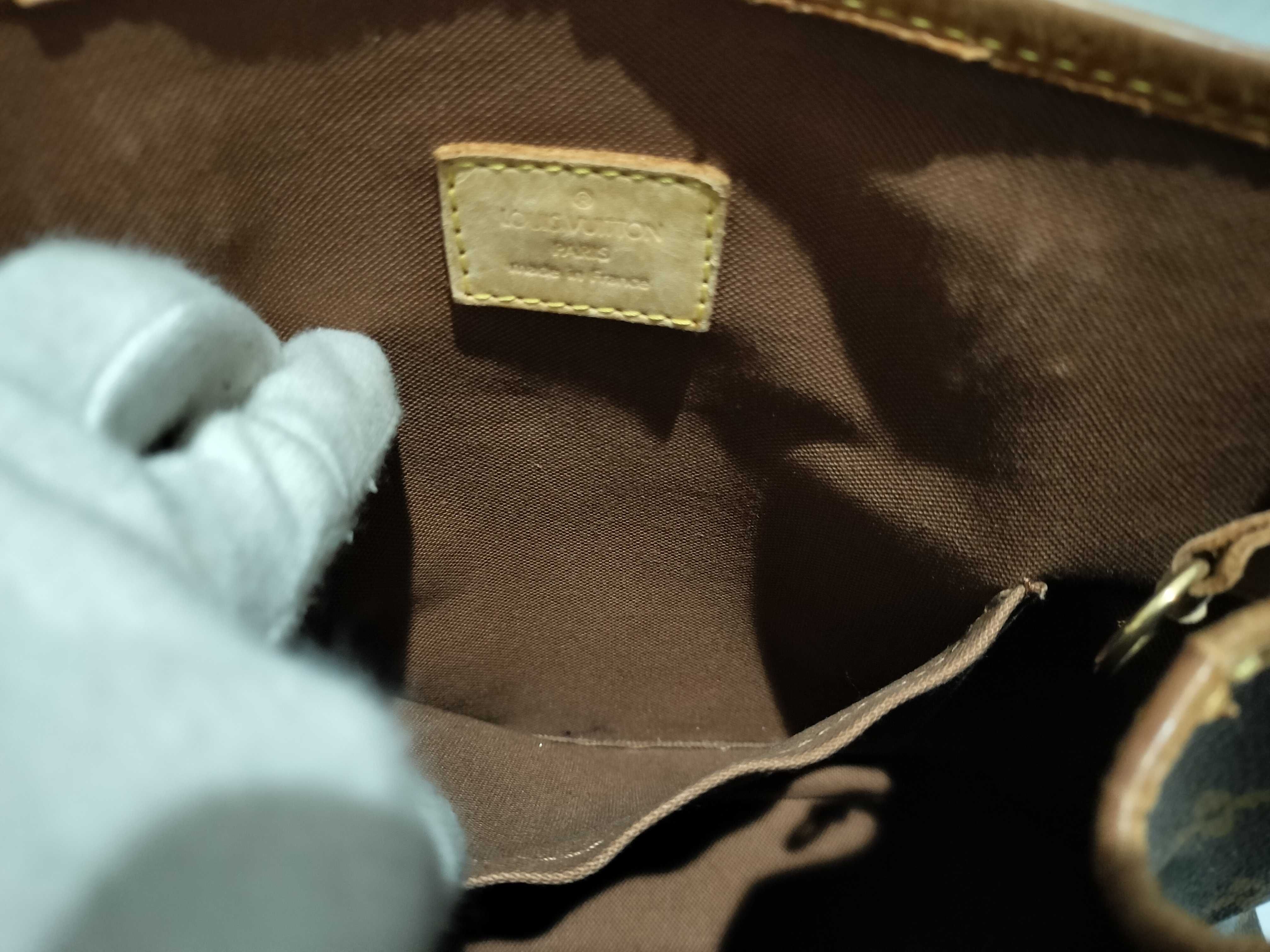 【水曜終了】(10708_0023)LOUIS VUITTON モノグラム M51156 パティニョール ※角パイピング露出有 ハンドバッグ