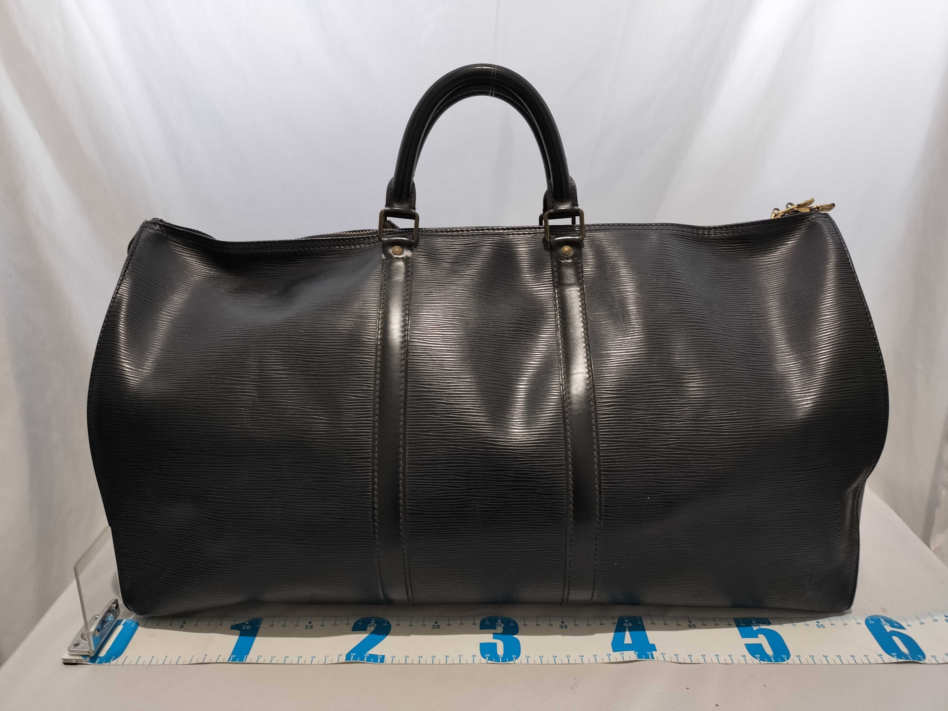 【水曜終了】(10708_0141)LOUIS VUITTON エピ キーポル55 M59052 ボストンバッグ