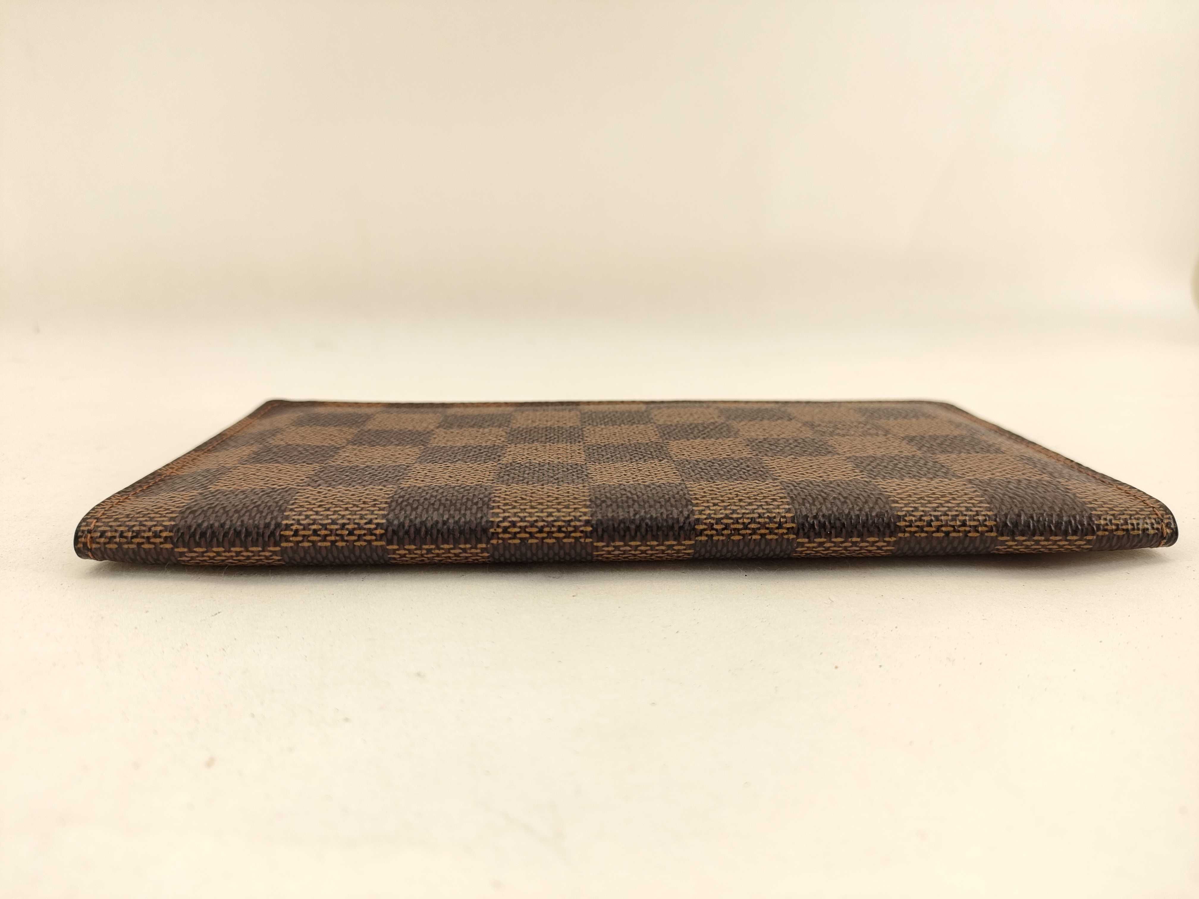 【水曜終了】(10708_0109)LOUIS VUITTON ダミエ N61823 ポルト バルー カルト クレディ ネーム入り 名前入 札入れ