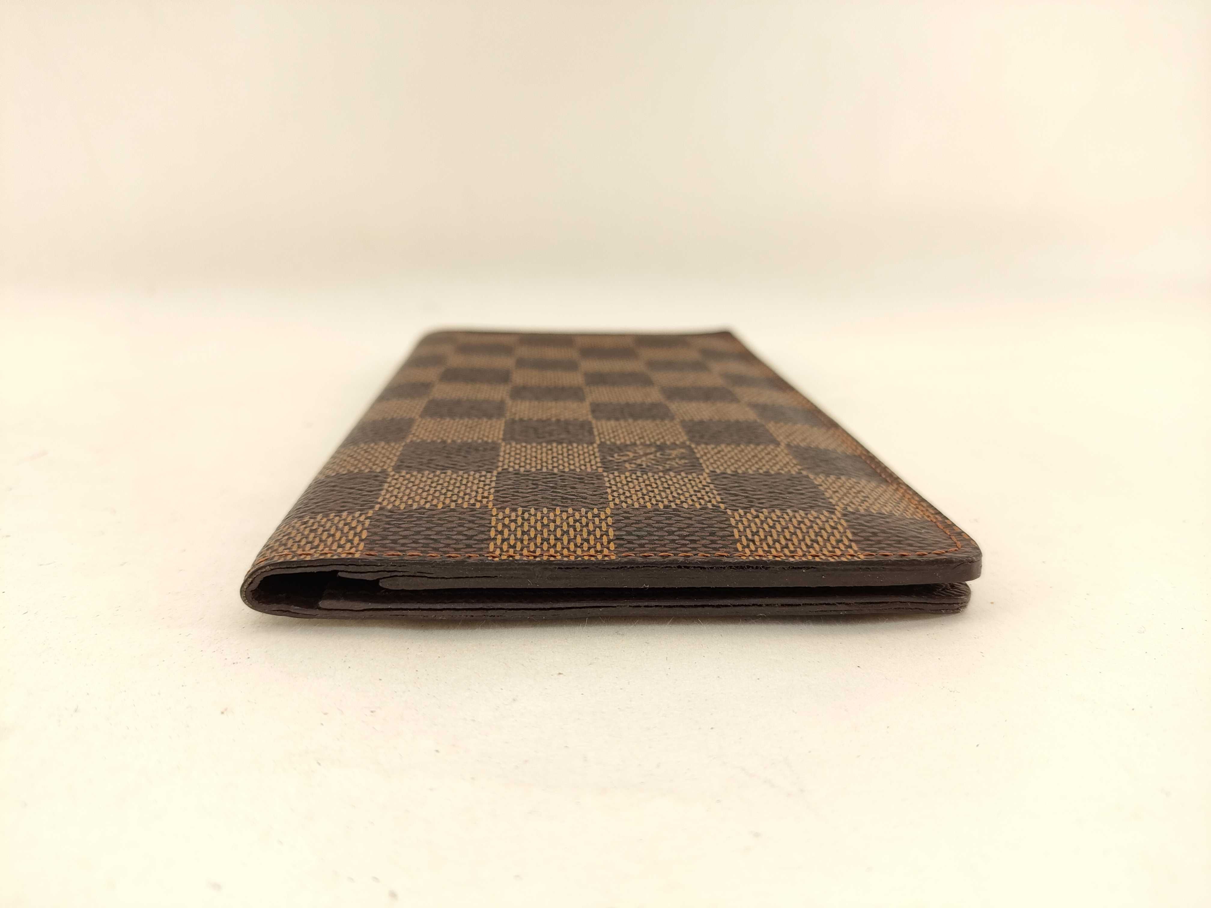 【水曜終了】(10708_0109)LOUIS VUITTON ダミエ N61823 ポルト バルー カルト クレディ ネーム入り 名前入 札入れ