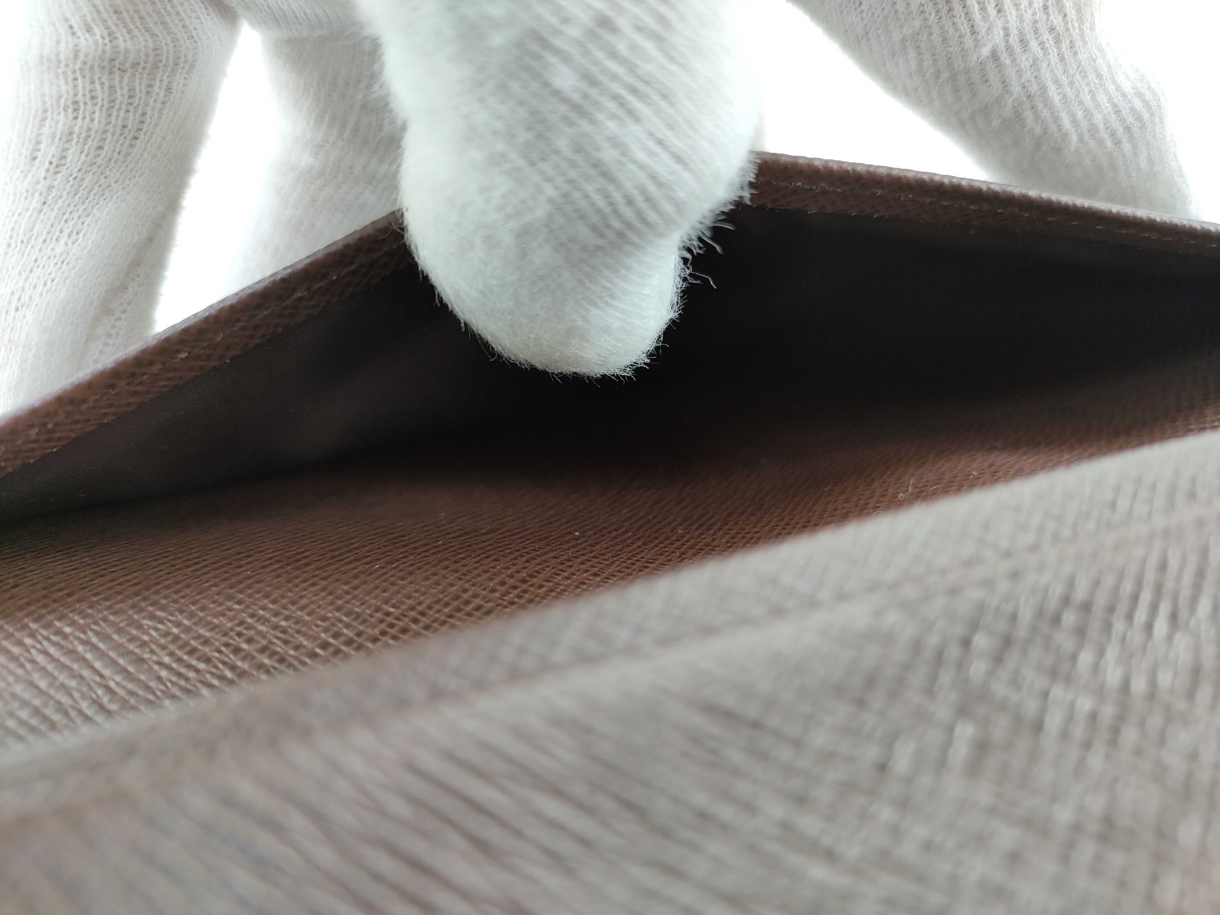 【水曜終了】(10708_0109)LOUIS VUITTON ダミエ N61823 ポルト バルー カルト クレディ ネーム入り 名前入 札入れ