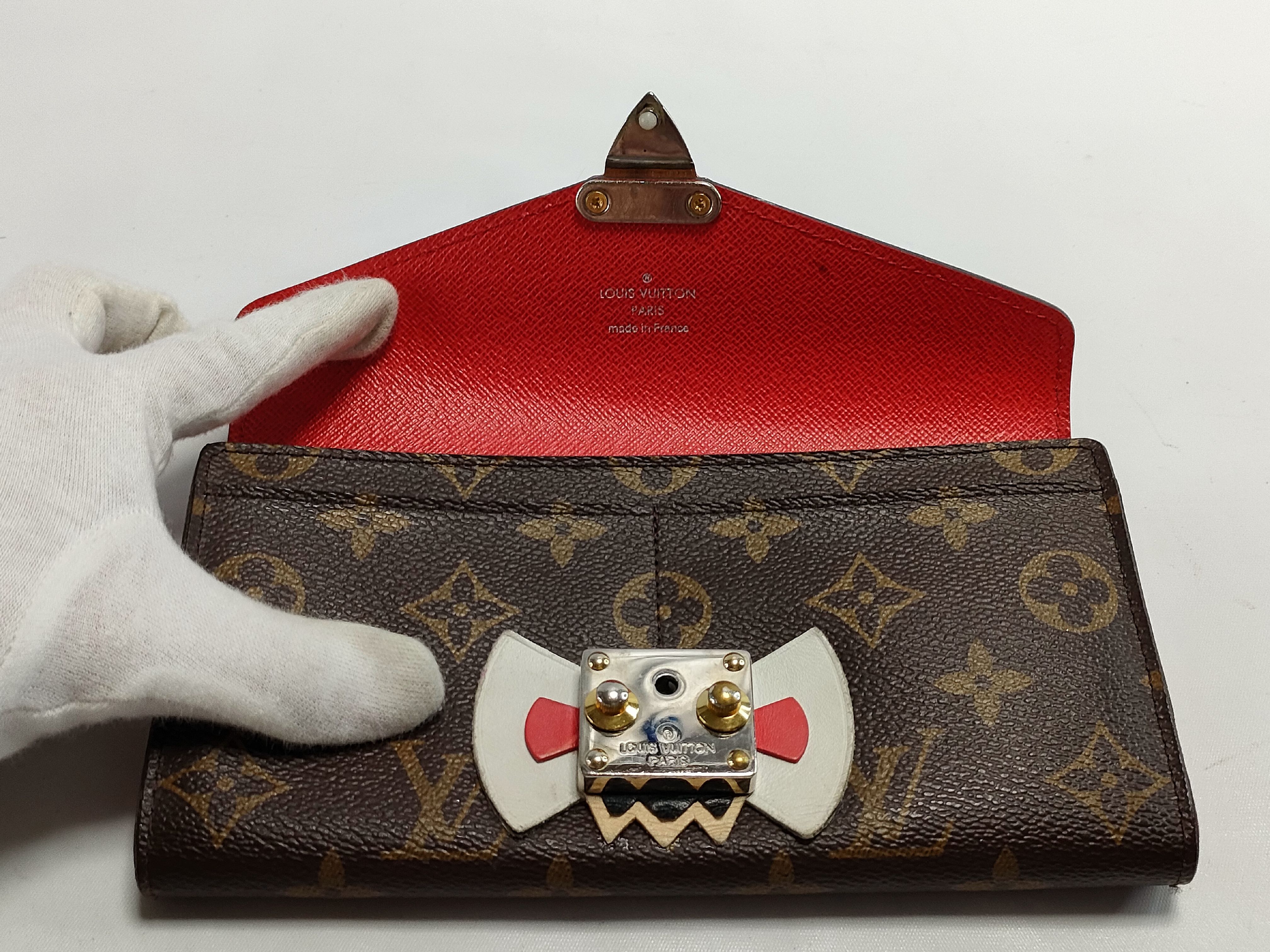 【水曜終了】(10708_0110)LOUIS VUITTON モノグラム ポルトフォイユ・サラ トライバルマスク 財布