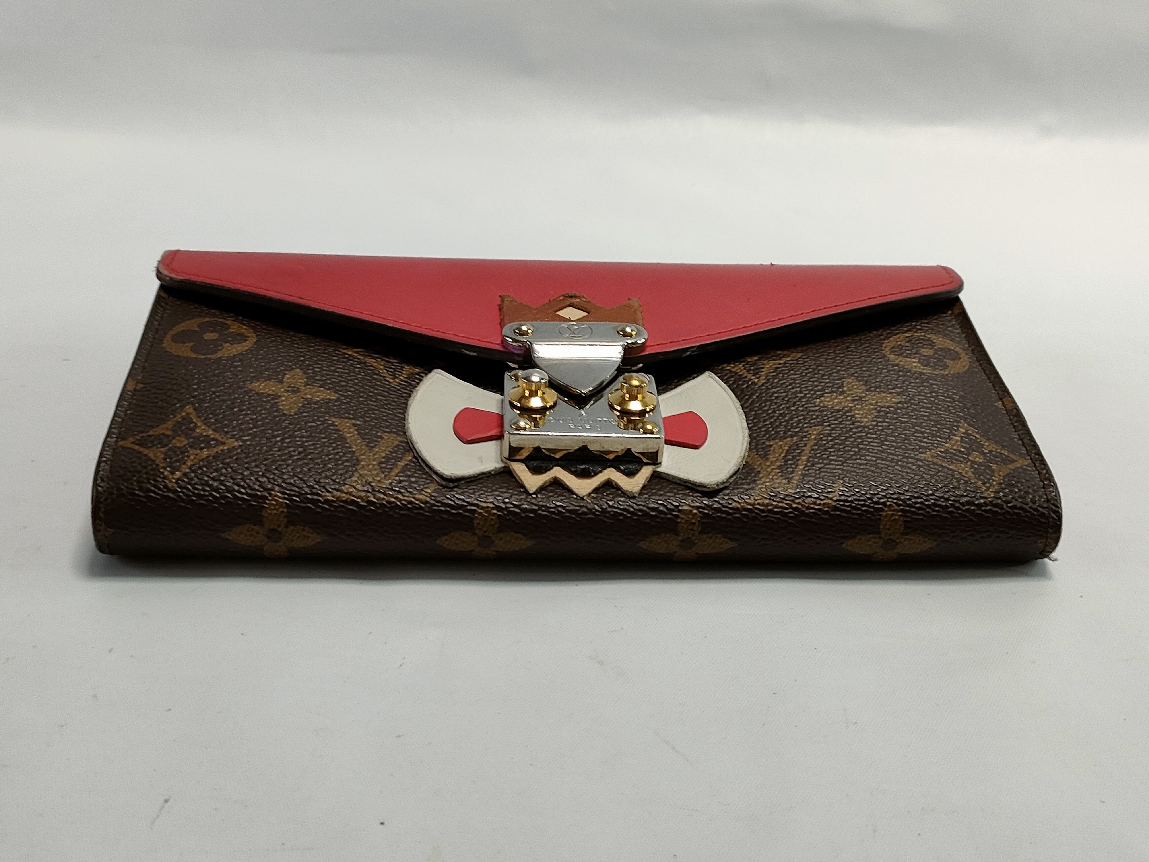 【水曜終了】(10708_0110)LOUIS VUITTON モノグラム ポルトフォイユ・サラ トライバルマスク 財布