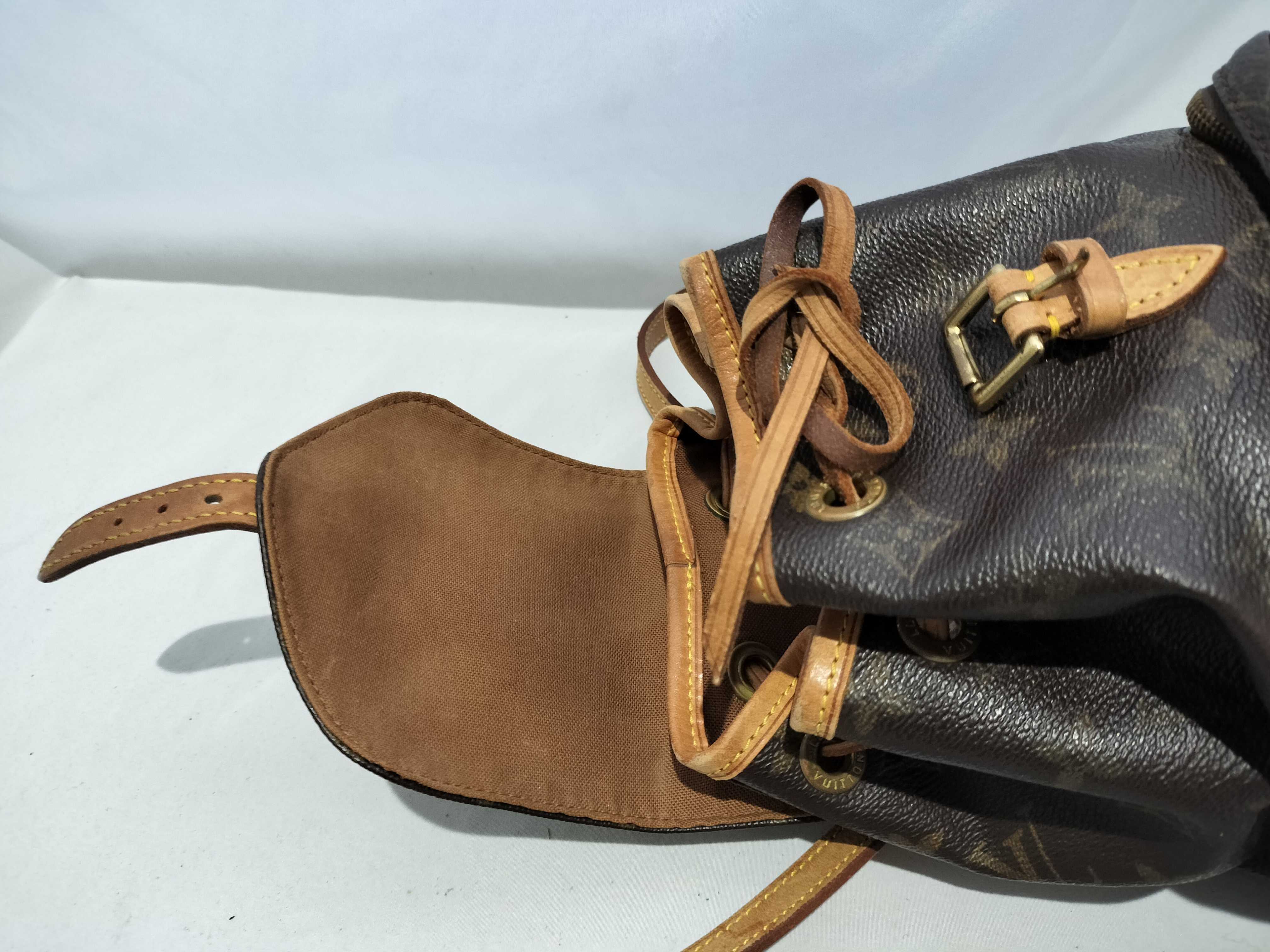 【水曜終了】(10708_0025)LOUIS VUITTON モノグラム M51137 ミニ モンスリ リュックサック