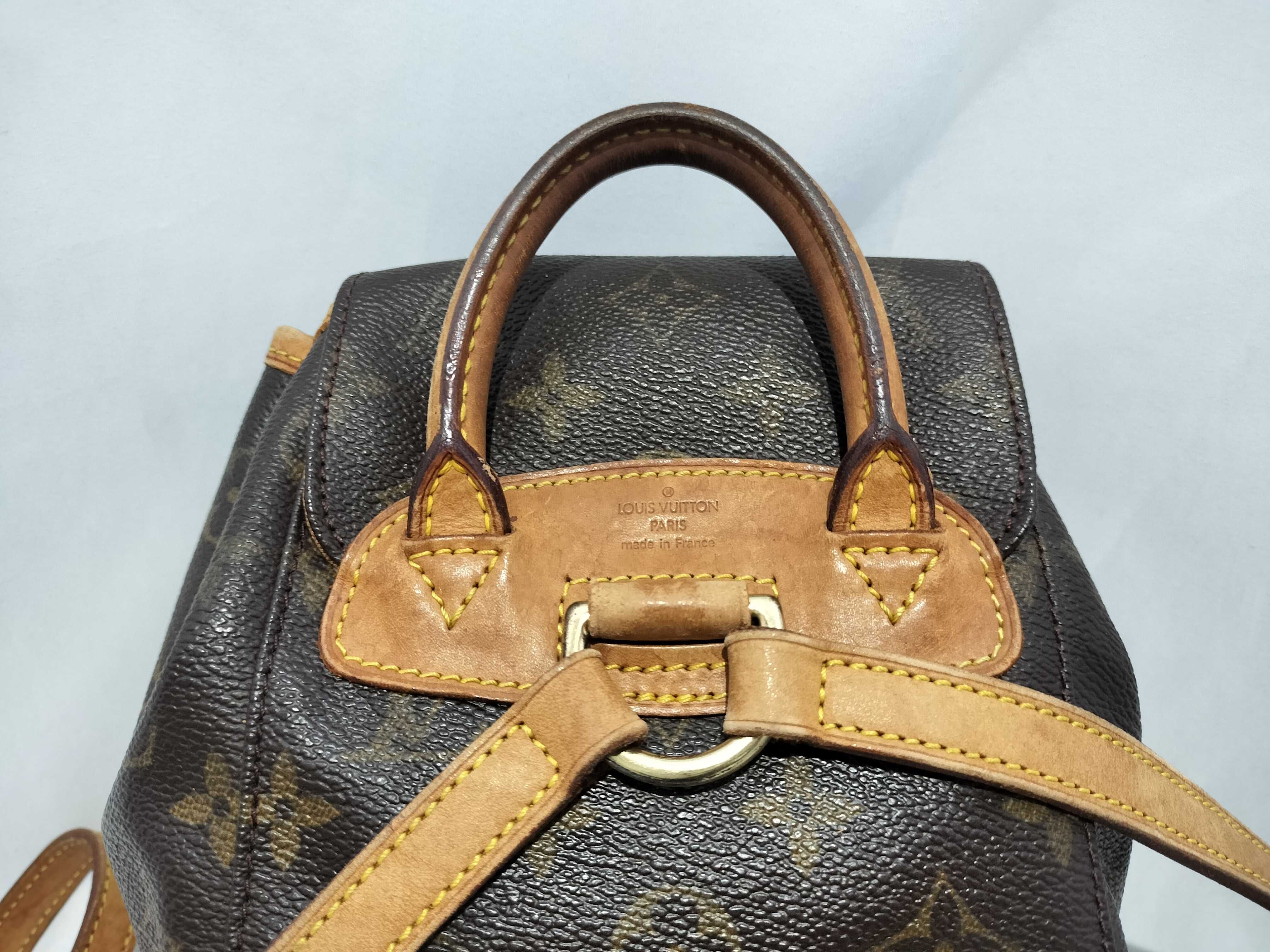 【水曜終了】(10708_0025)LOUIS VUITTON モノグラム M51137 ミニ モンスリ リュックサック