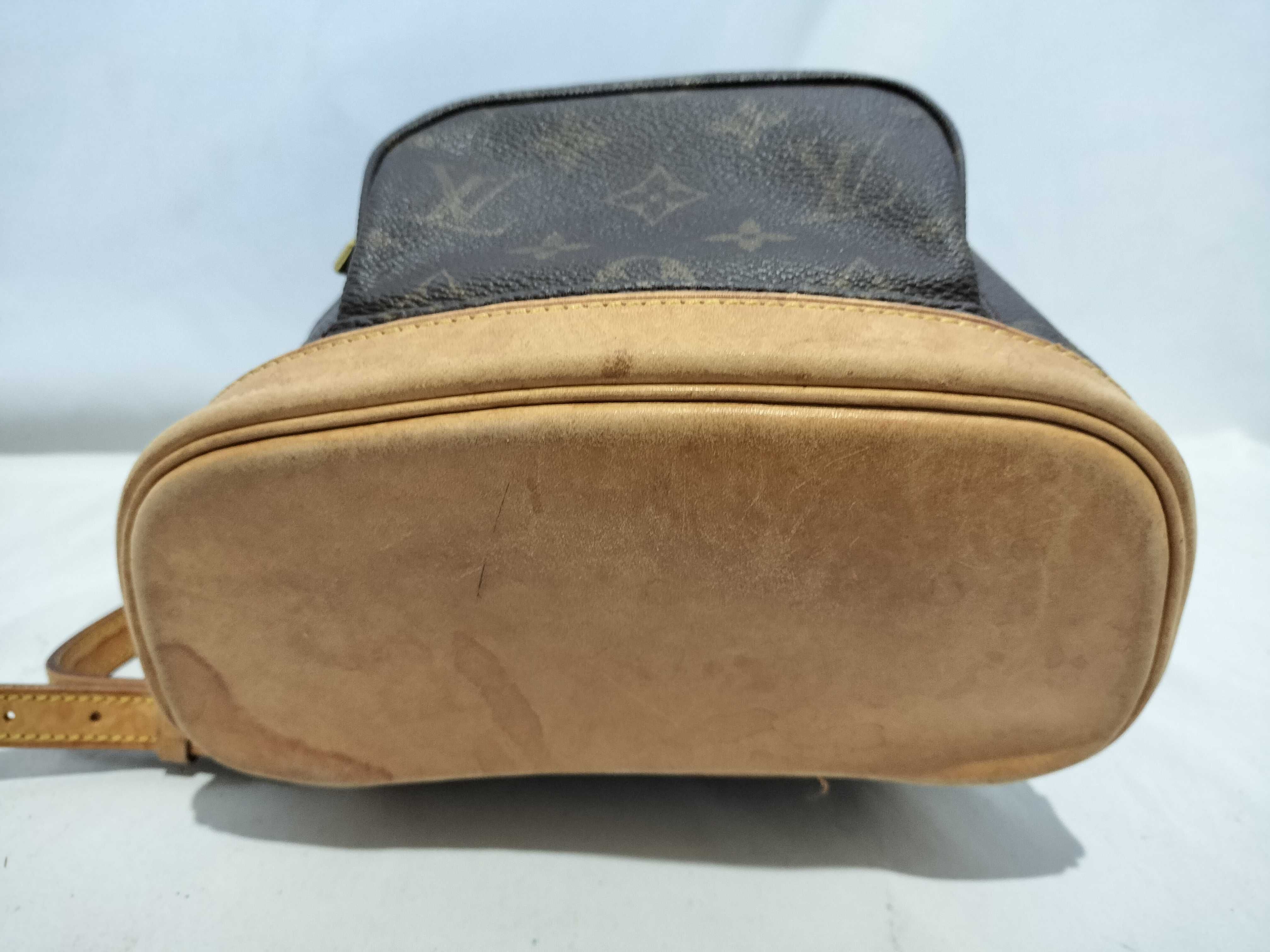 【水曜終了】(10708_0025)LOUIS VUITTON モノグラム M51137 ミニ モンスリ リュックサック