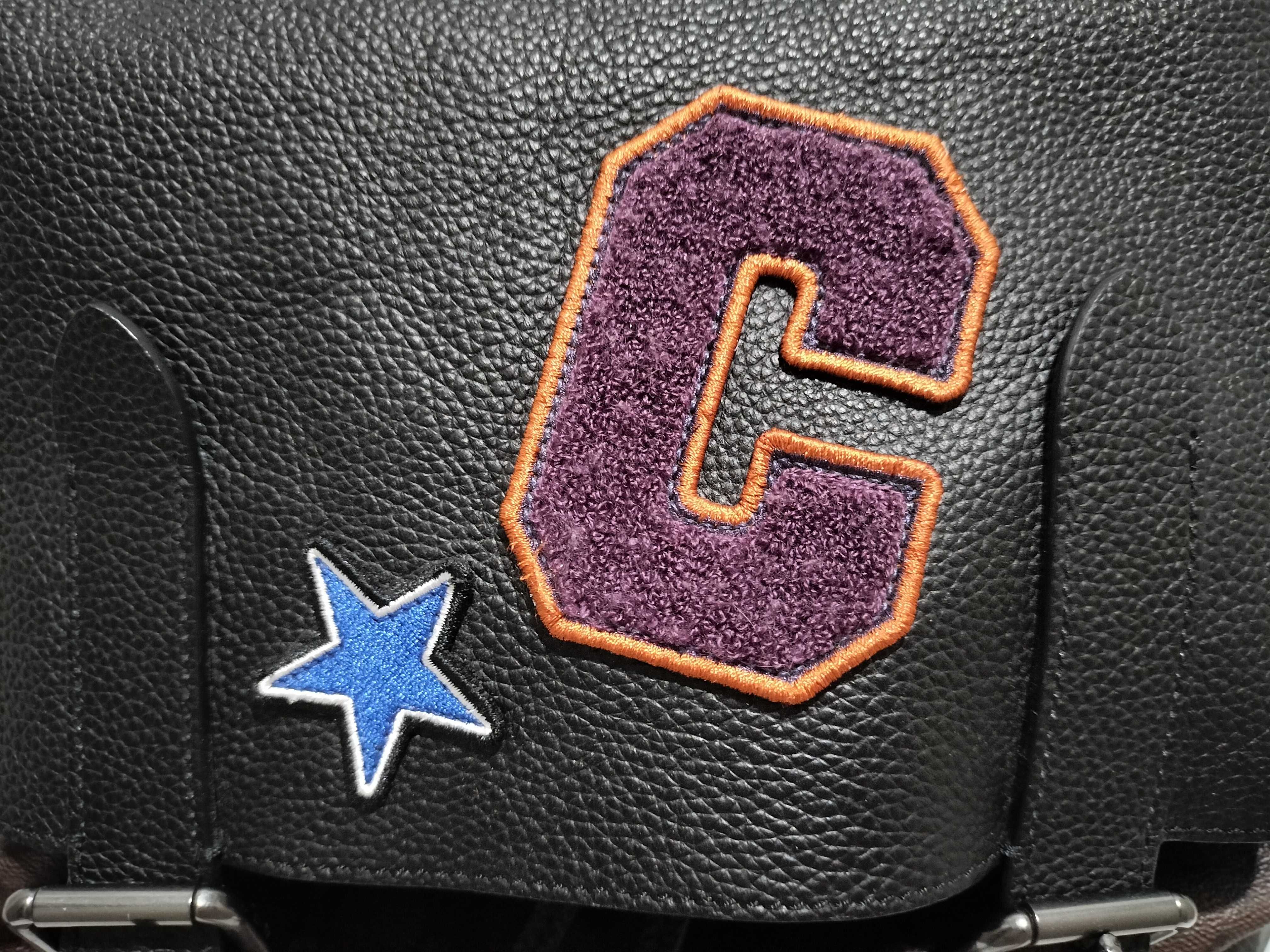 【水曜終了】(10699_0067)COACH ハドソン ワッペンバッグ リュックサック