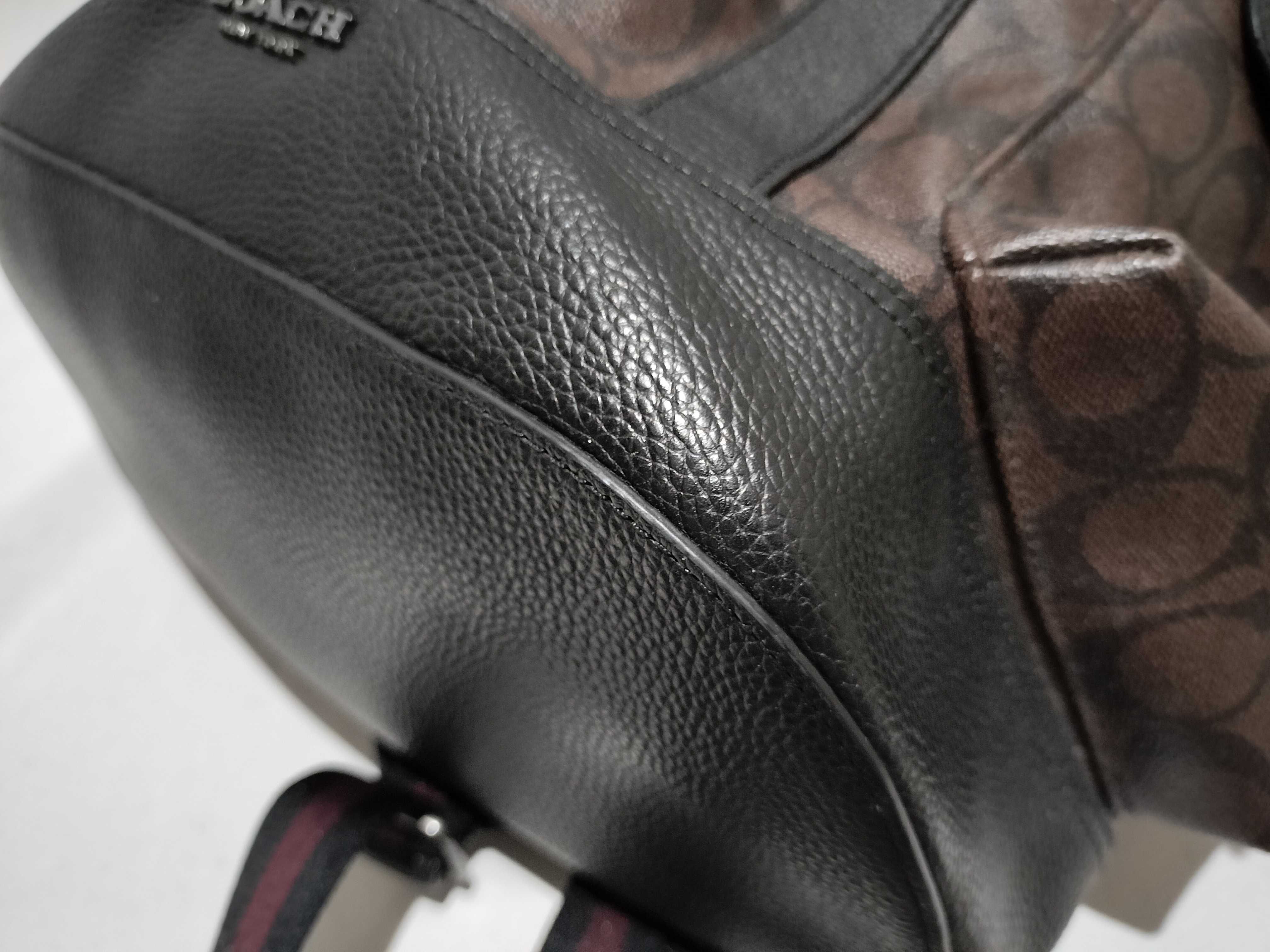 【水曜終了】(10699_0067)COACH ハドソン ワッペンバッグ リュックサック