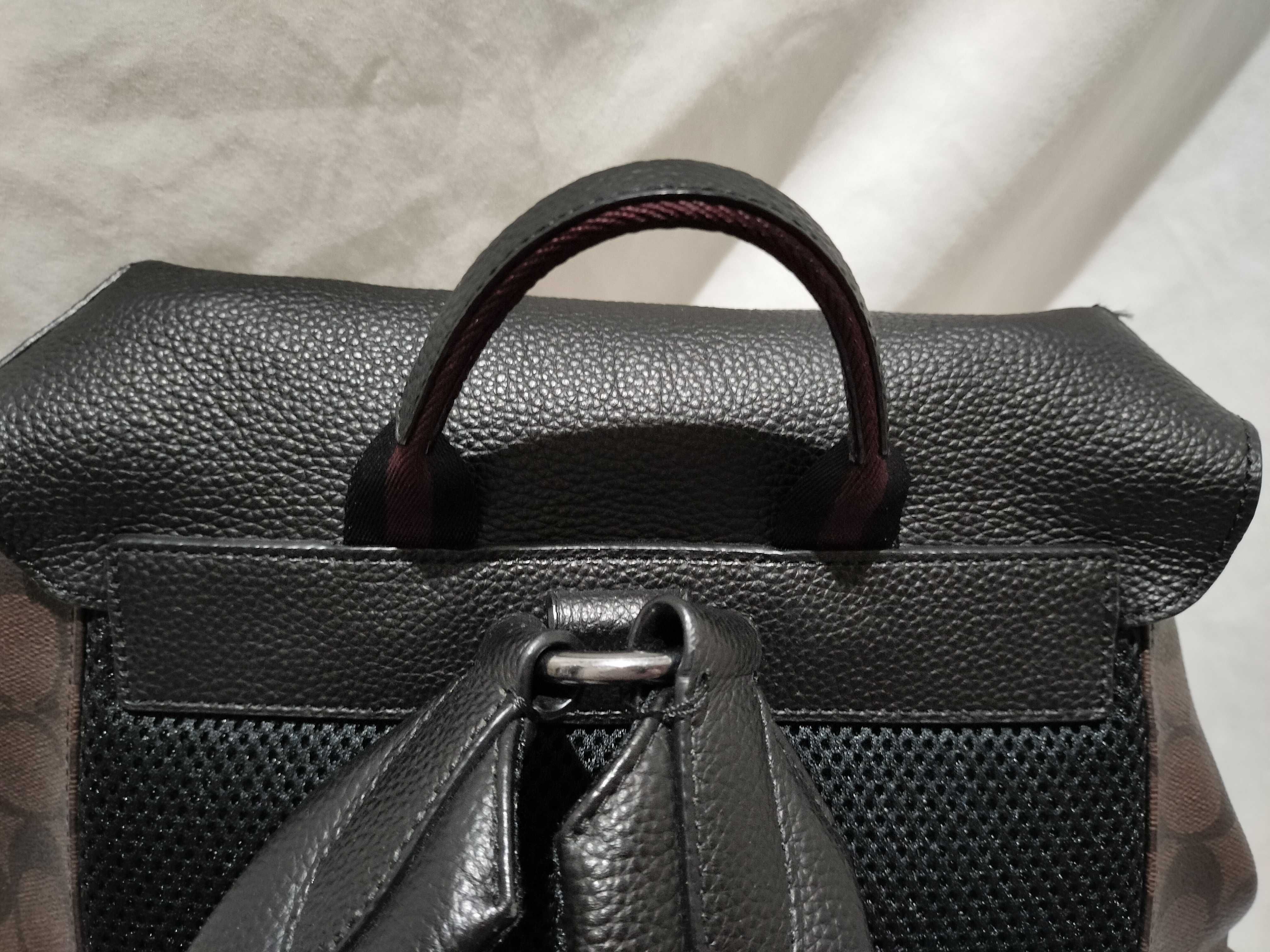 【水曜終了】(10699_0067)COACH ハドソン ワッペンバッグ リュックサック