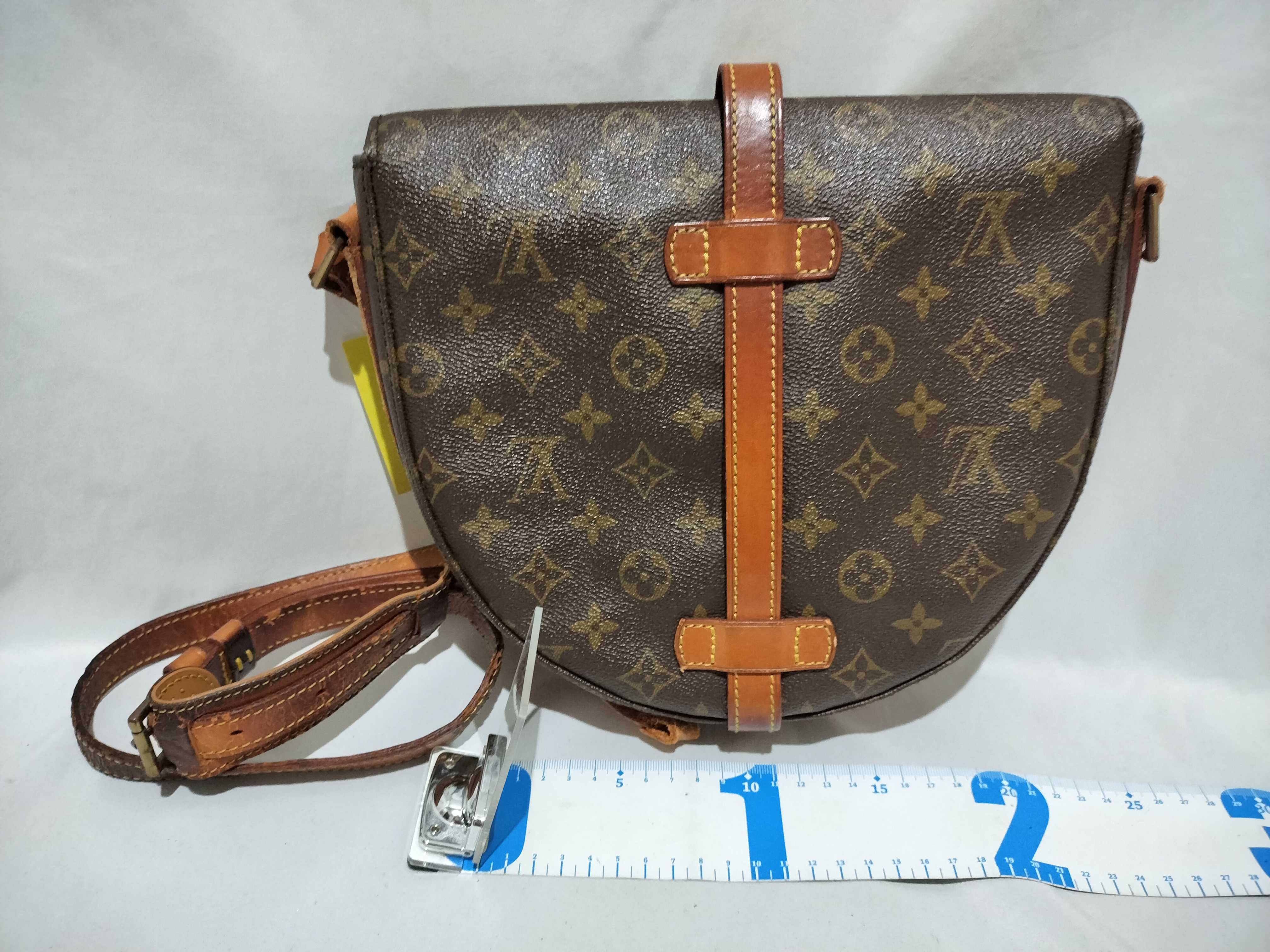 【水曜終了】(10708_0142)LOUIS VUITTON モノグラム シャンティ ST千切れ ショルダーバッグ