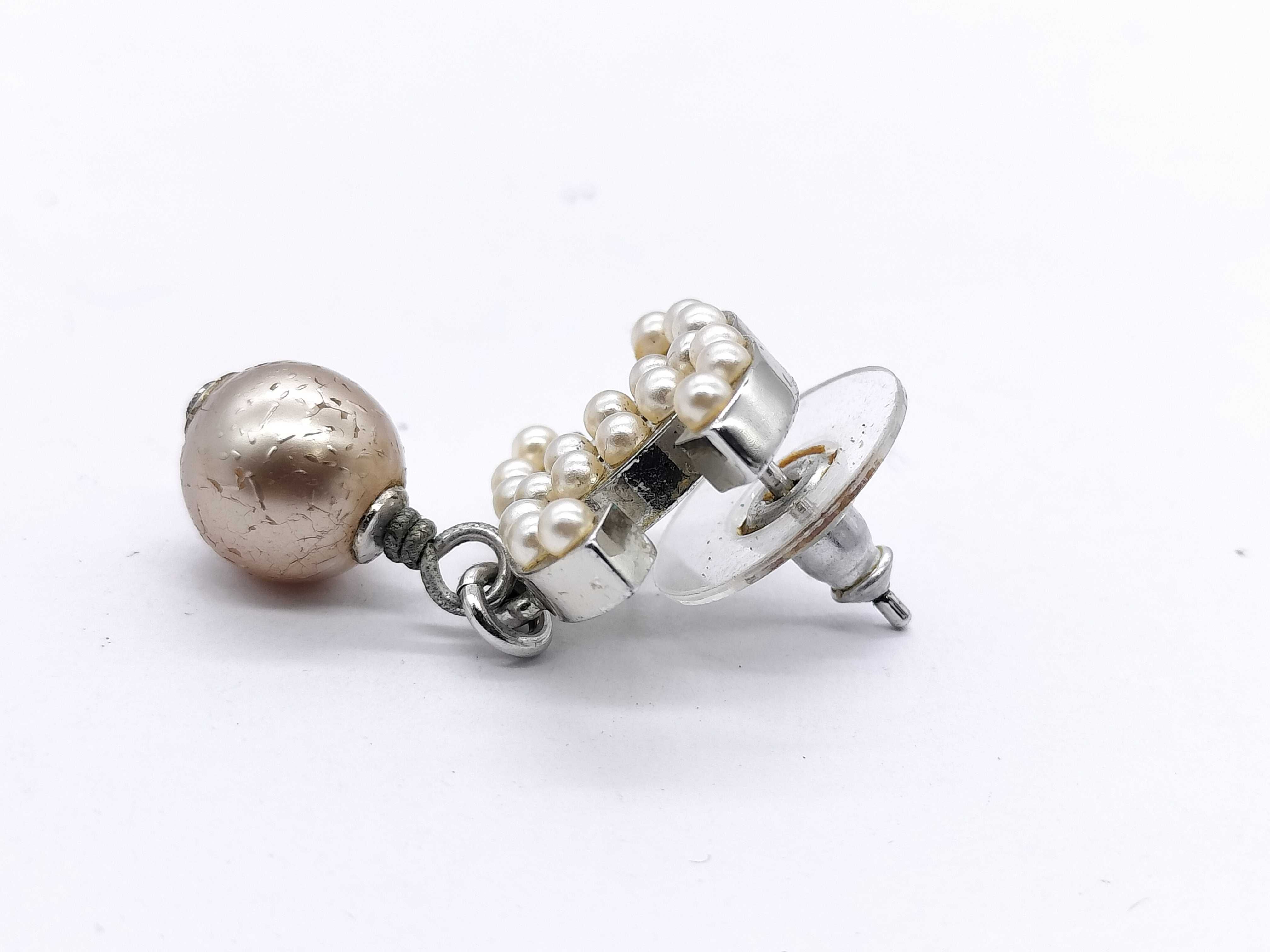 【水曜終了】(10696_0043)CHANEL ココマーク ピアス ココマーク パール ピアス