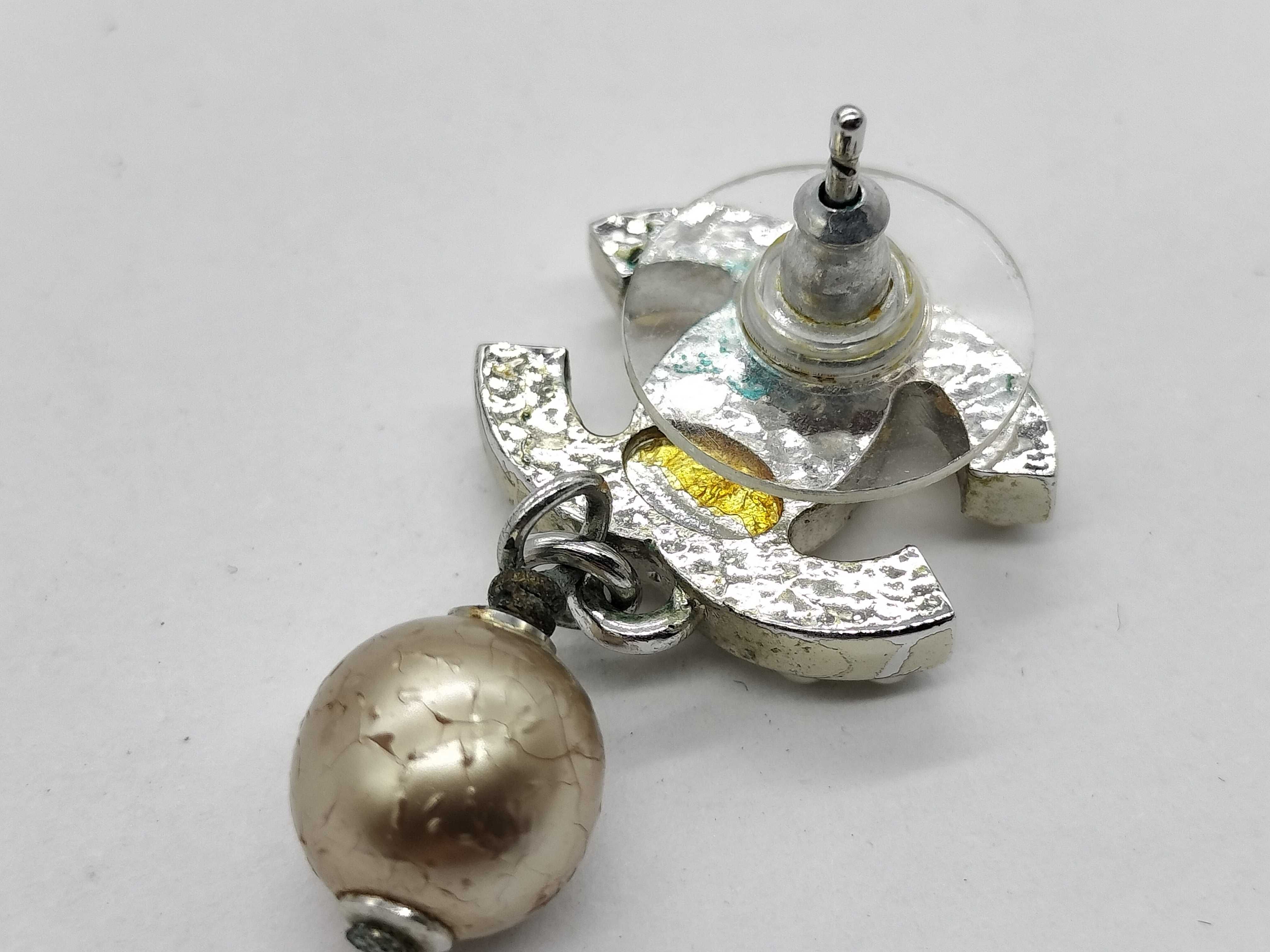 【水曜終了】(10696_0043)CHANEL ココマーク ピアス ココマーク パール ピアス