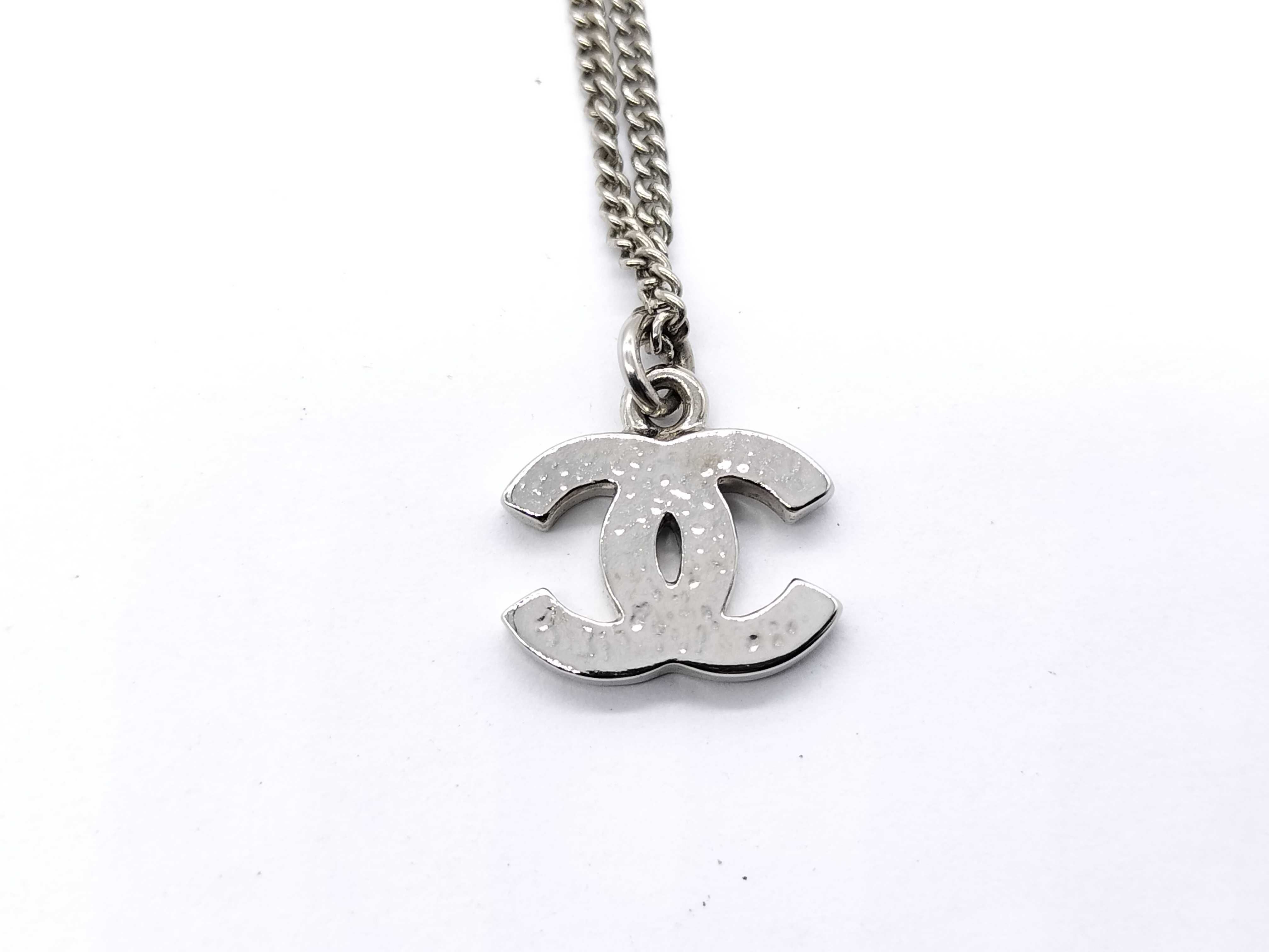 【水曜終了】(10707_0013)CHANEL ココマーク ココマーク ラインストーン ネックレス ネックレス