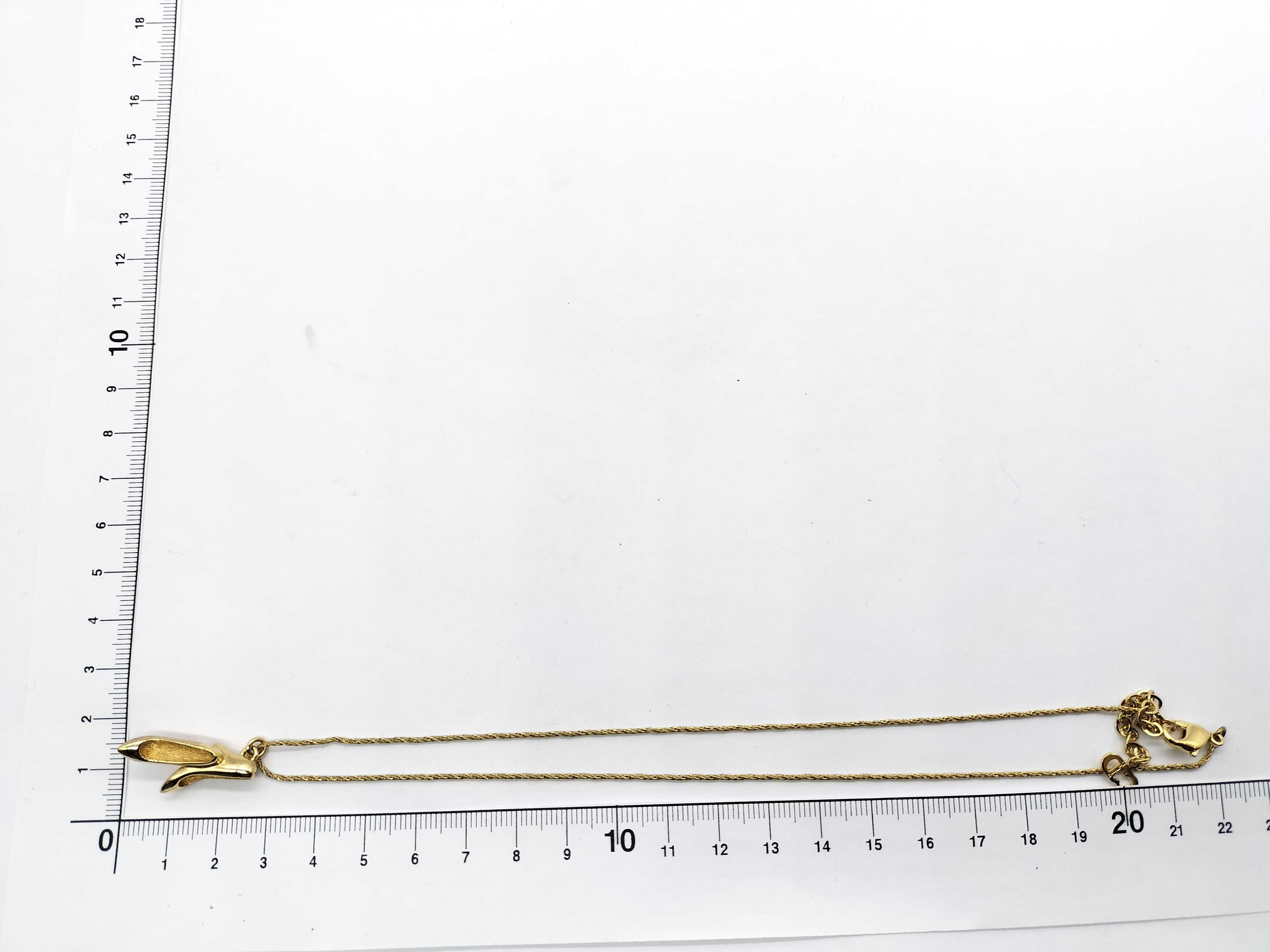 【水曜終了】(10700_0182)Dior パンプス型 ネックレス ネックレス