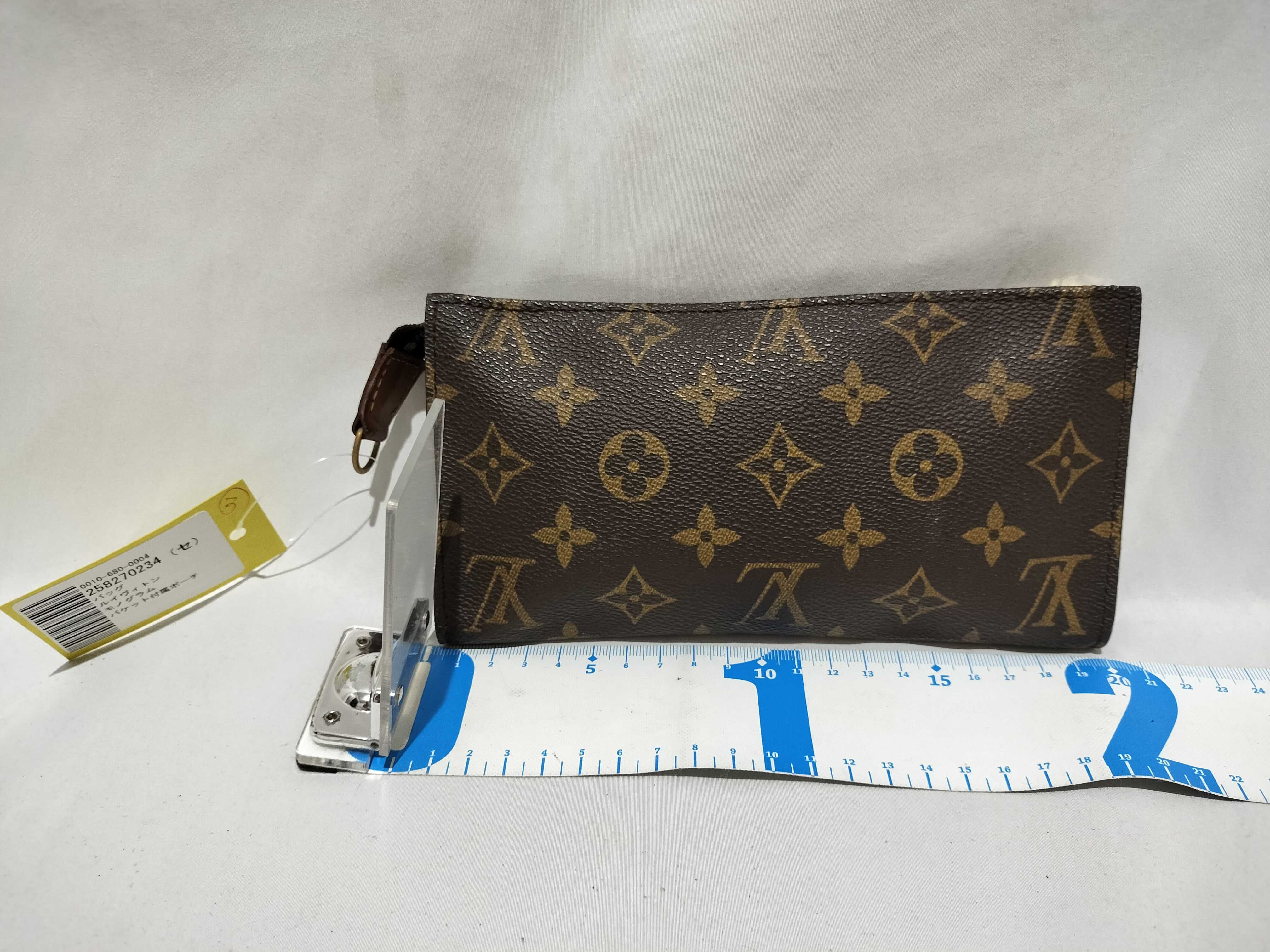 【水曜終了】(10708_0143)LOUIS VUITTON モノグラム バケット付属ポーチ ポーチ
