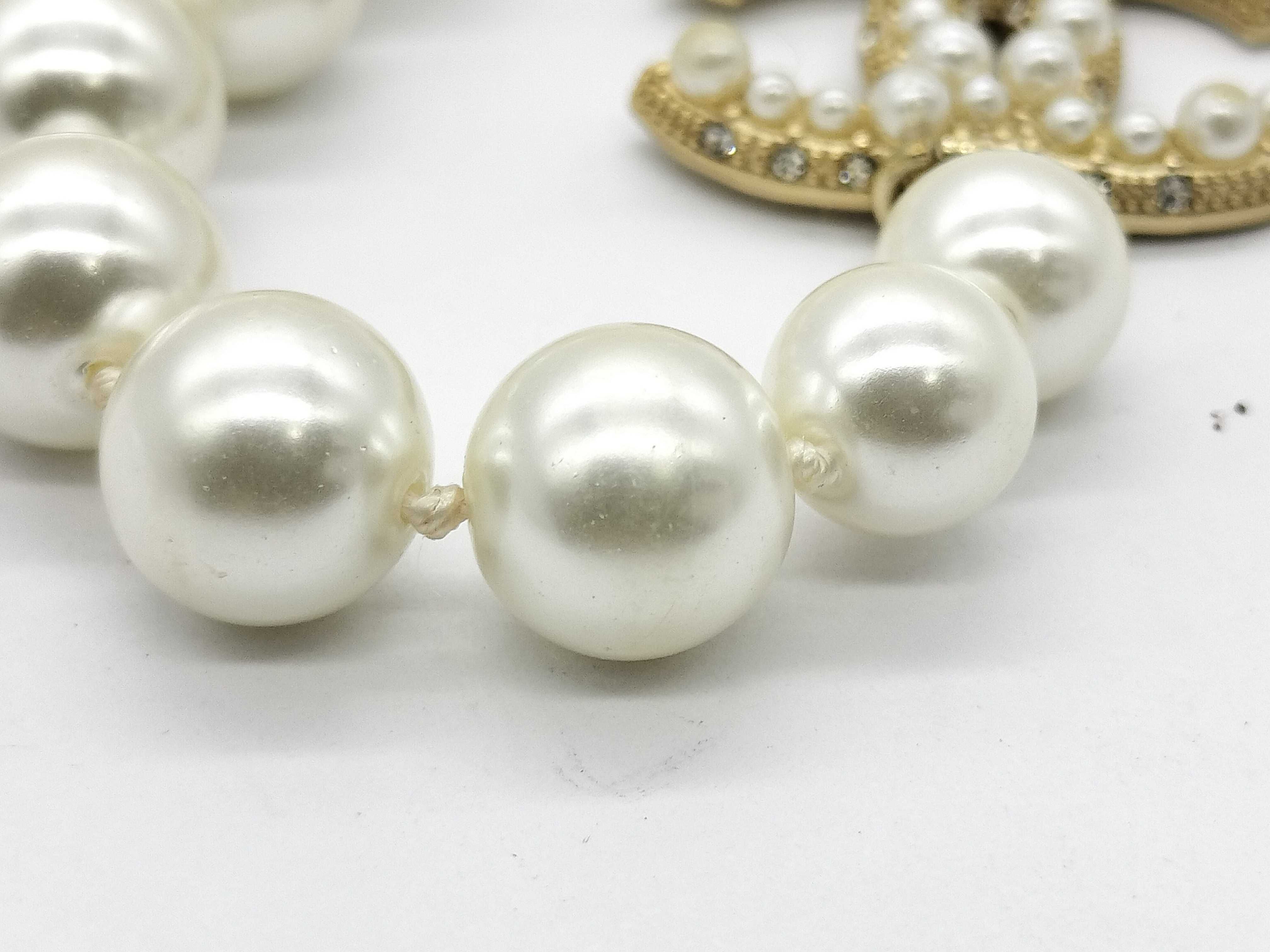 【水曜終了】(10696_0044)CHANEL ココマーク ネックレス ココマークパール ネックレス