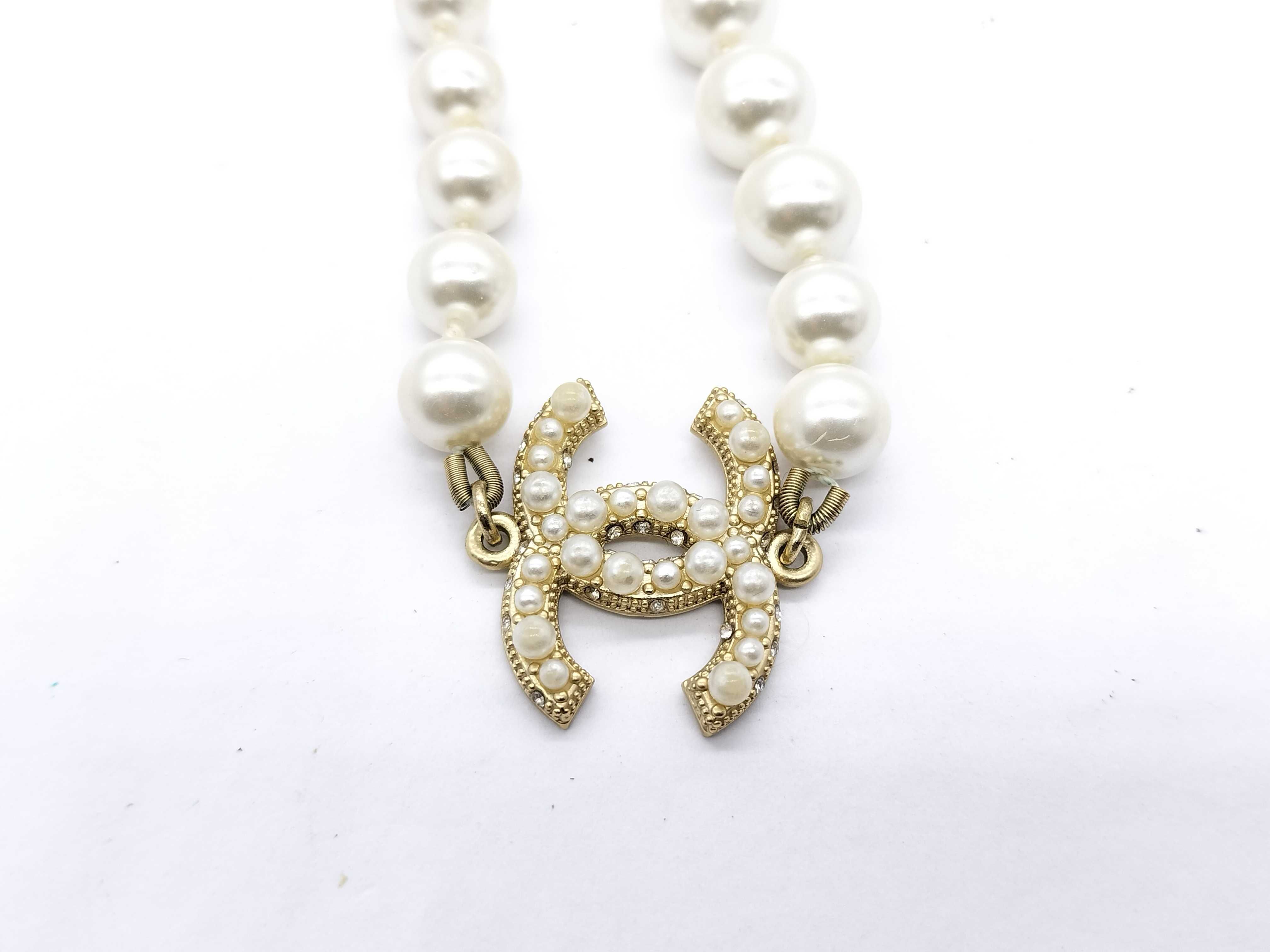 【水曜終了】(10696_0044)CHANEL ココマーク ネックレス ココマークパール ネックレス