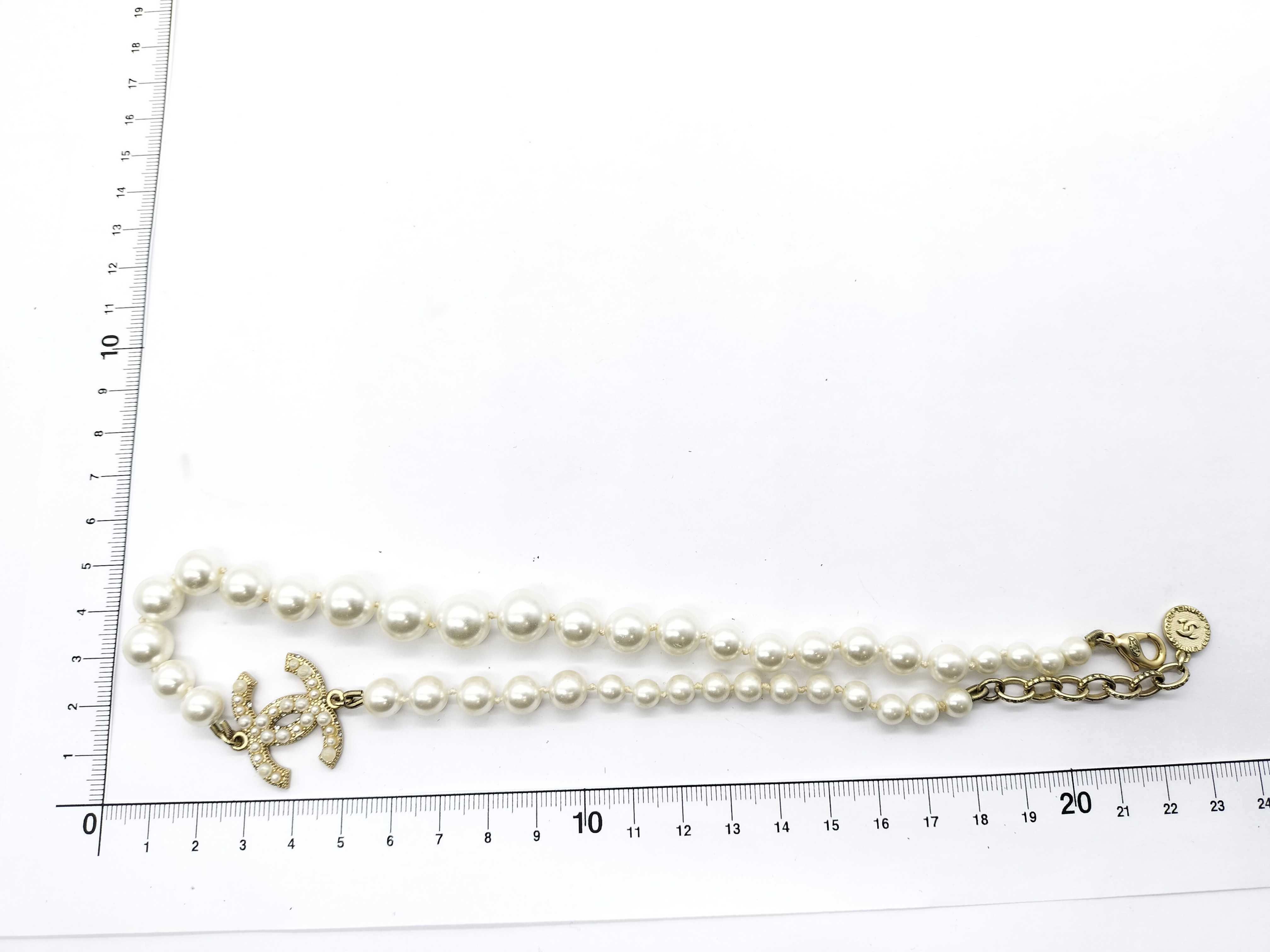 【水曜終了】(10696_0044)CHANEL ココマーク ネックレス ココマークパール ネックレス