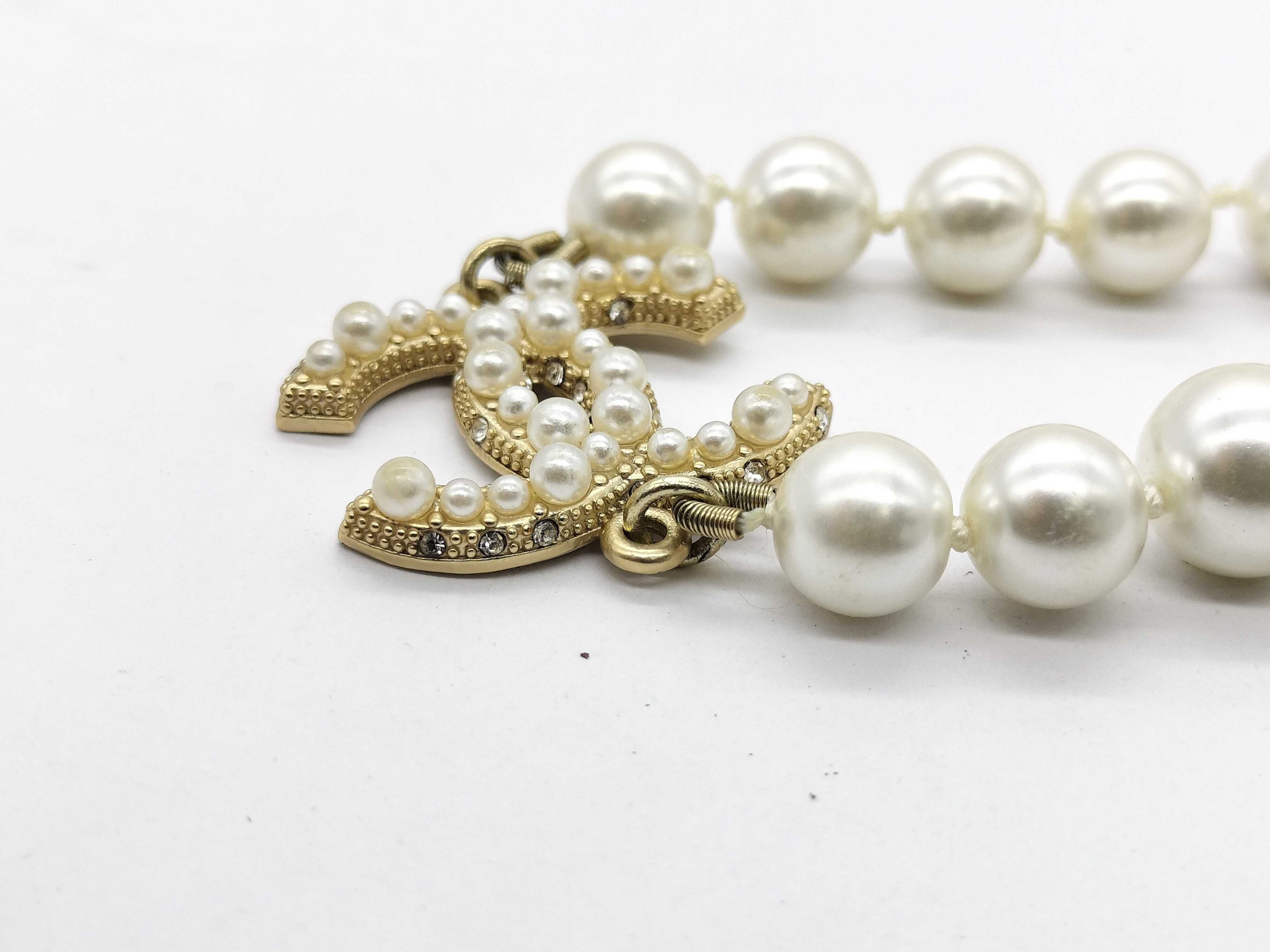 【水曜終了】(10696_0044)CHANEL ココマーク ネックレス ココマークパール ネックレス