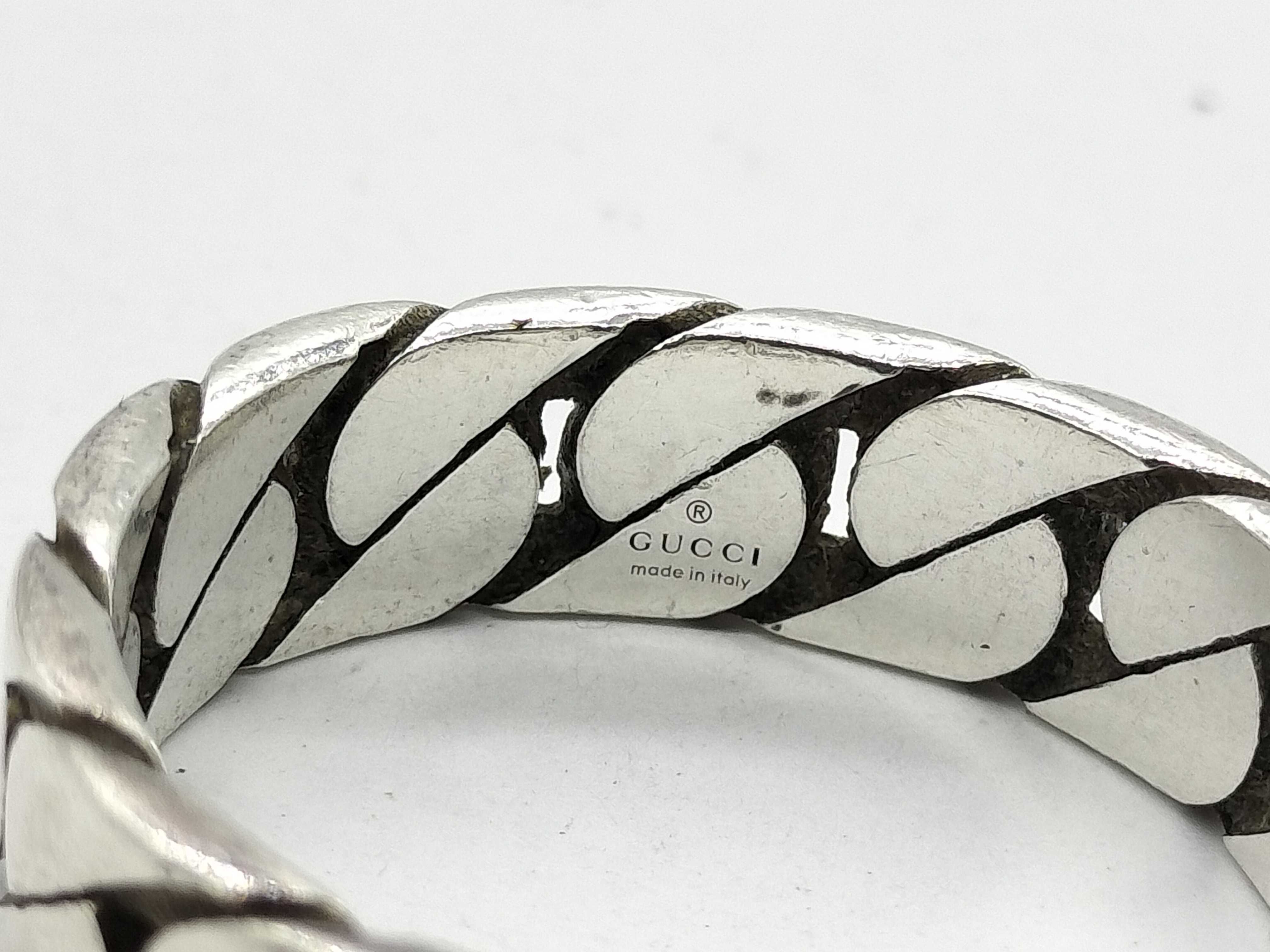 【水曜終了】(10709_0038)GUCCI インターロッキング リング 925 19号 リング