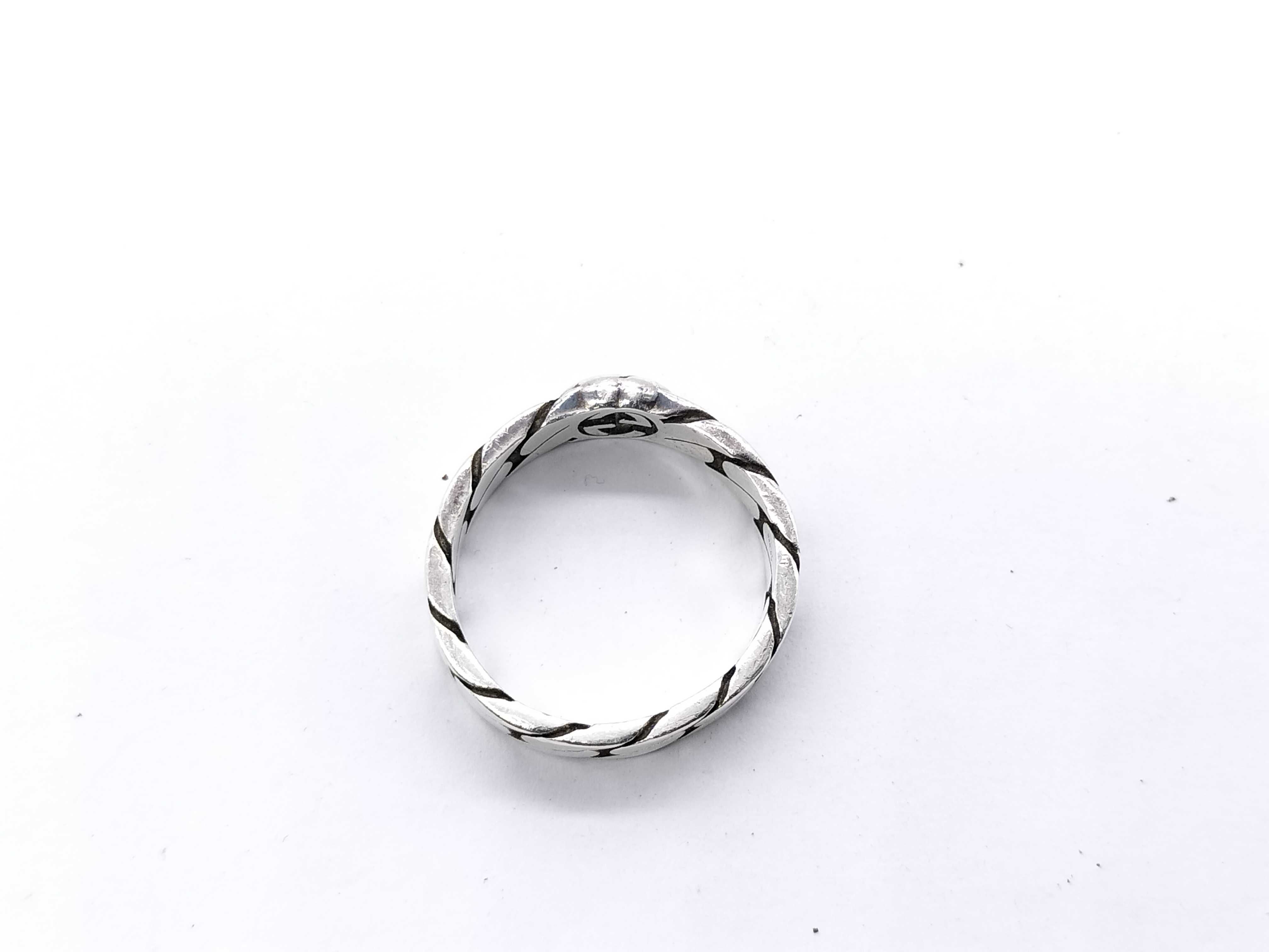 【水曜終了】(10709_0038)GUCCI インターロッキング リング 925 19号 リング