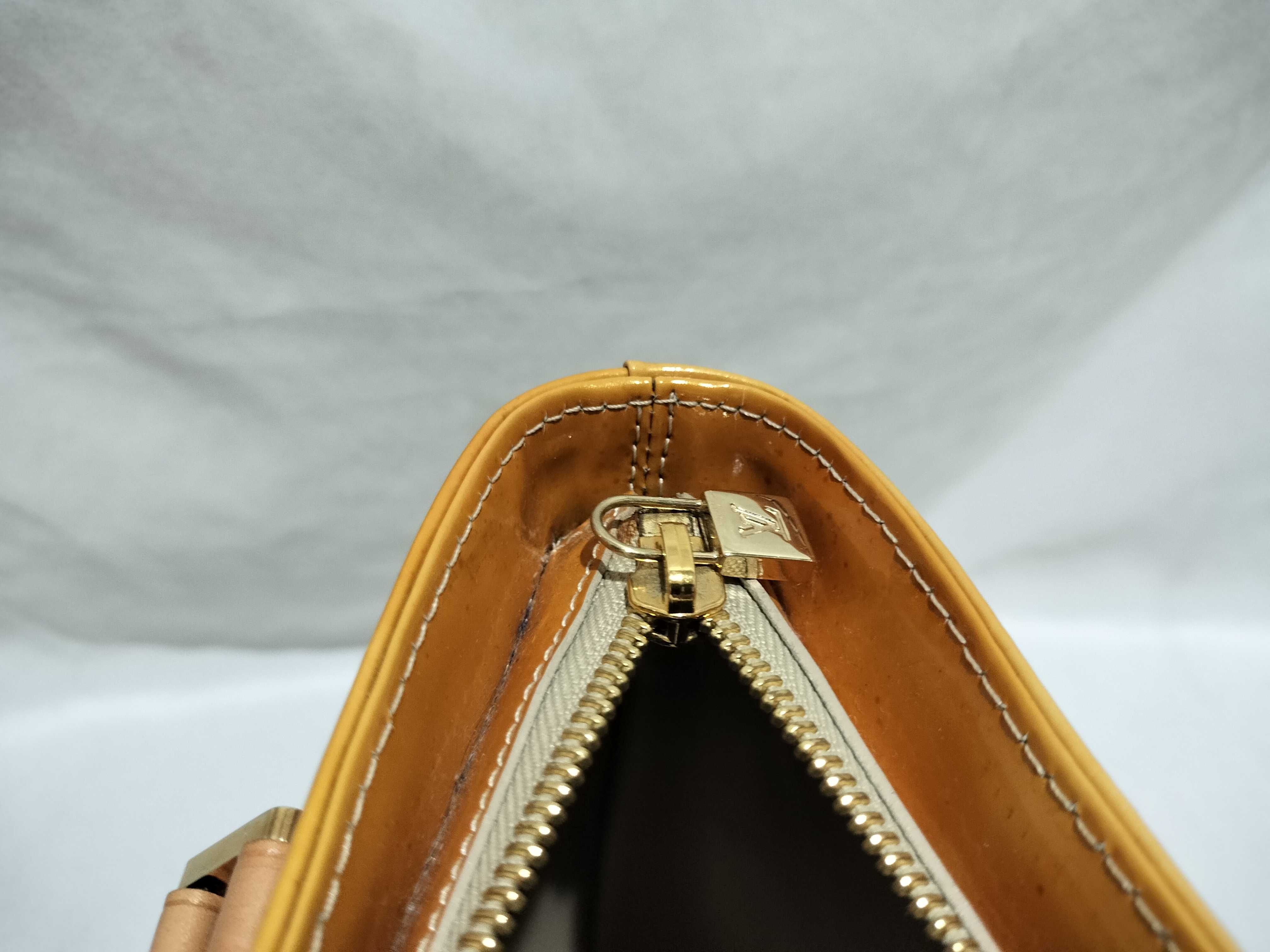 【水曜終了】(10708_0034)LOUIS VUITTON ヴェルニ ヒューストン ハンドバッグ