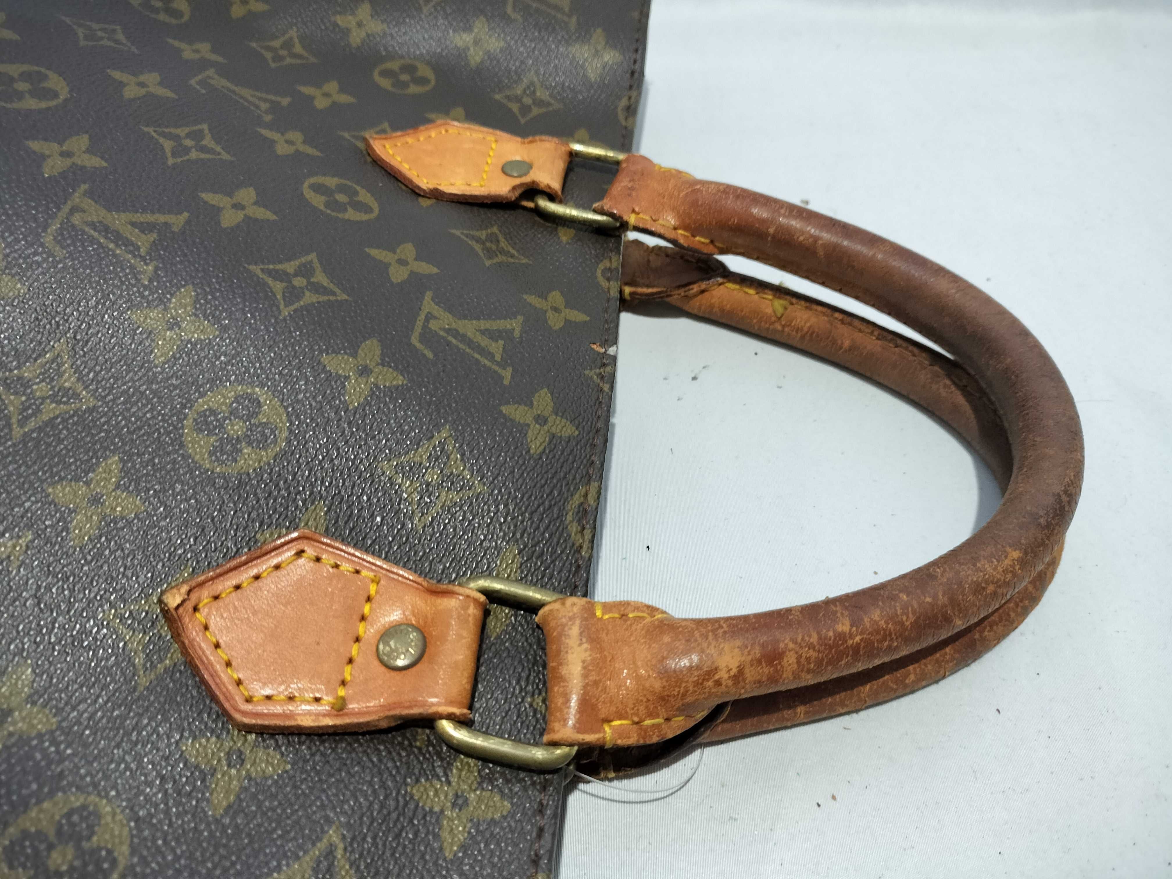 【水曜終了】(10708_0166)LOUIS VUITTON モノグラム サックプラ オールド ハンドバッグ