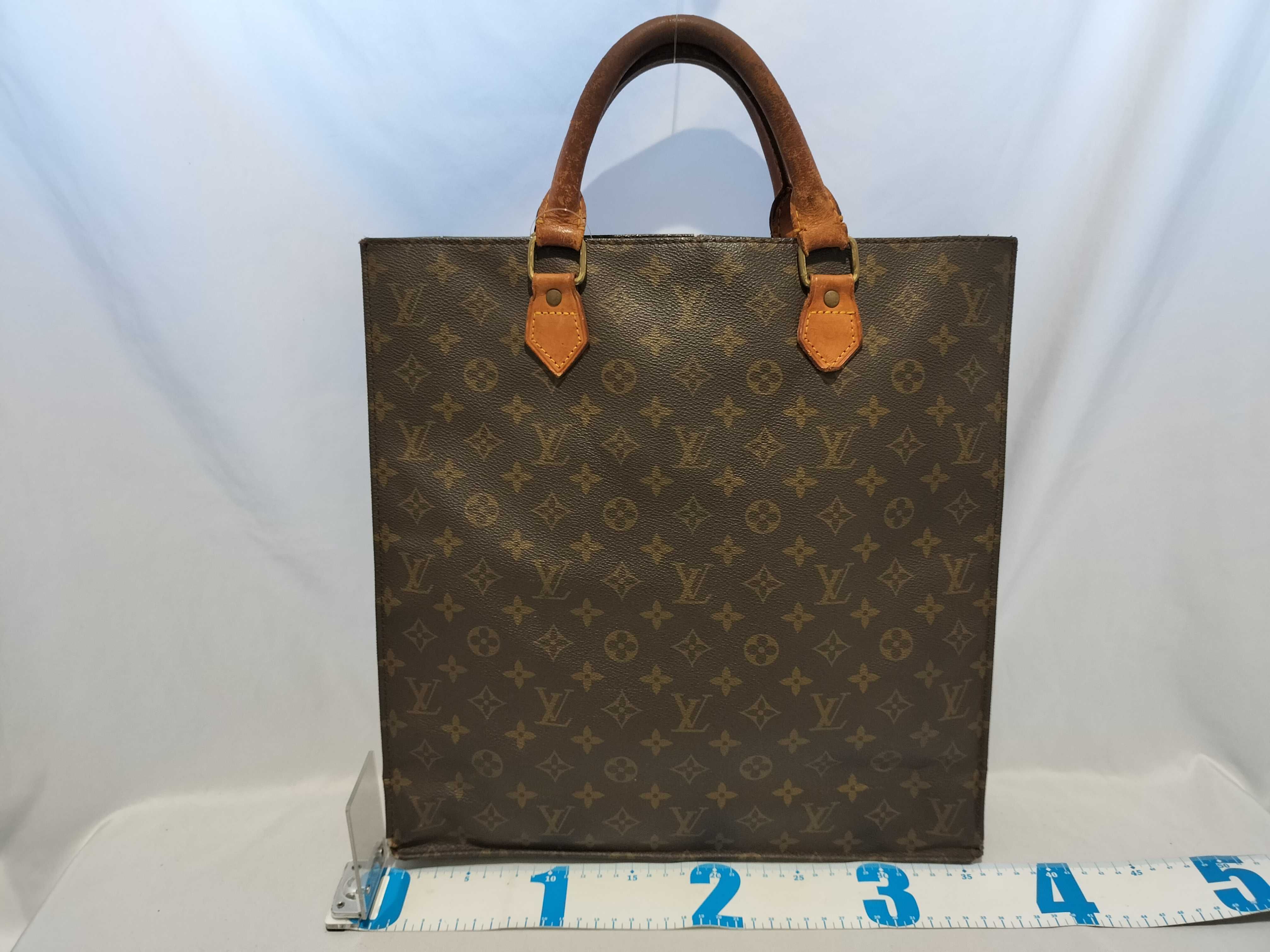 【水曜終了】(10708_0166)LOUIS VUITTON モノグラム サックプラ オールド ハンドバッグ