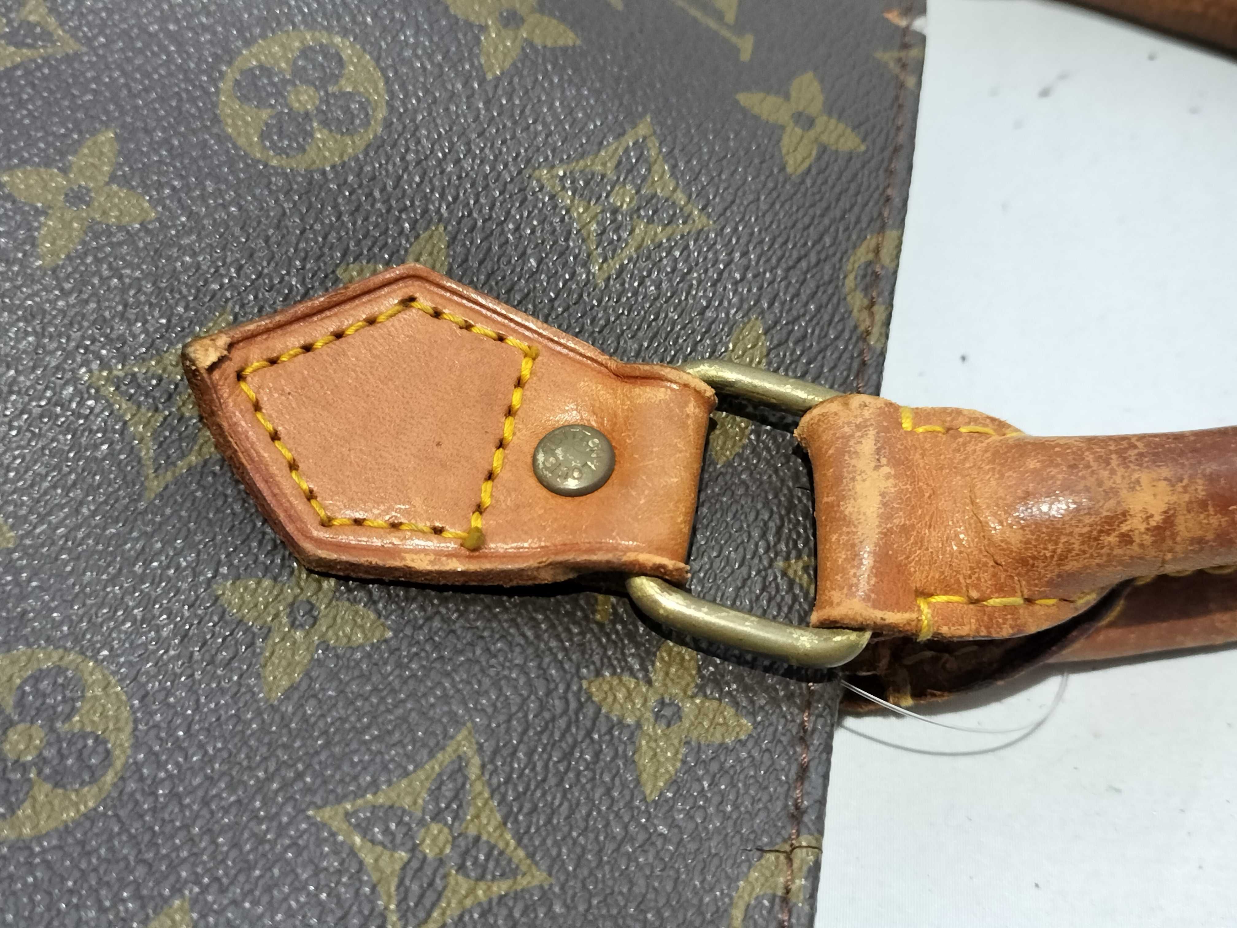 【水曜終了】(10708_0166)LOUIS VUITTON モノグラム サックプラ オールド ハンドバッグ