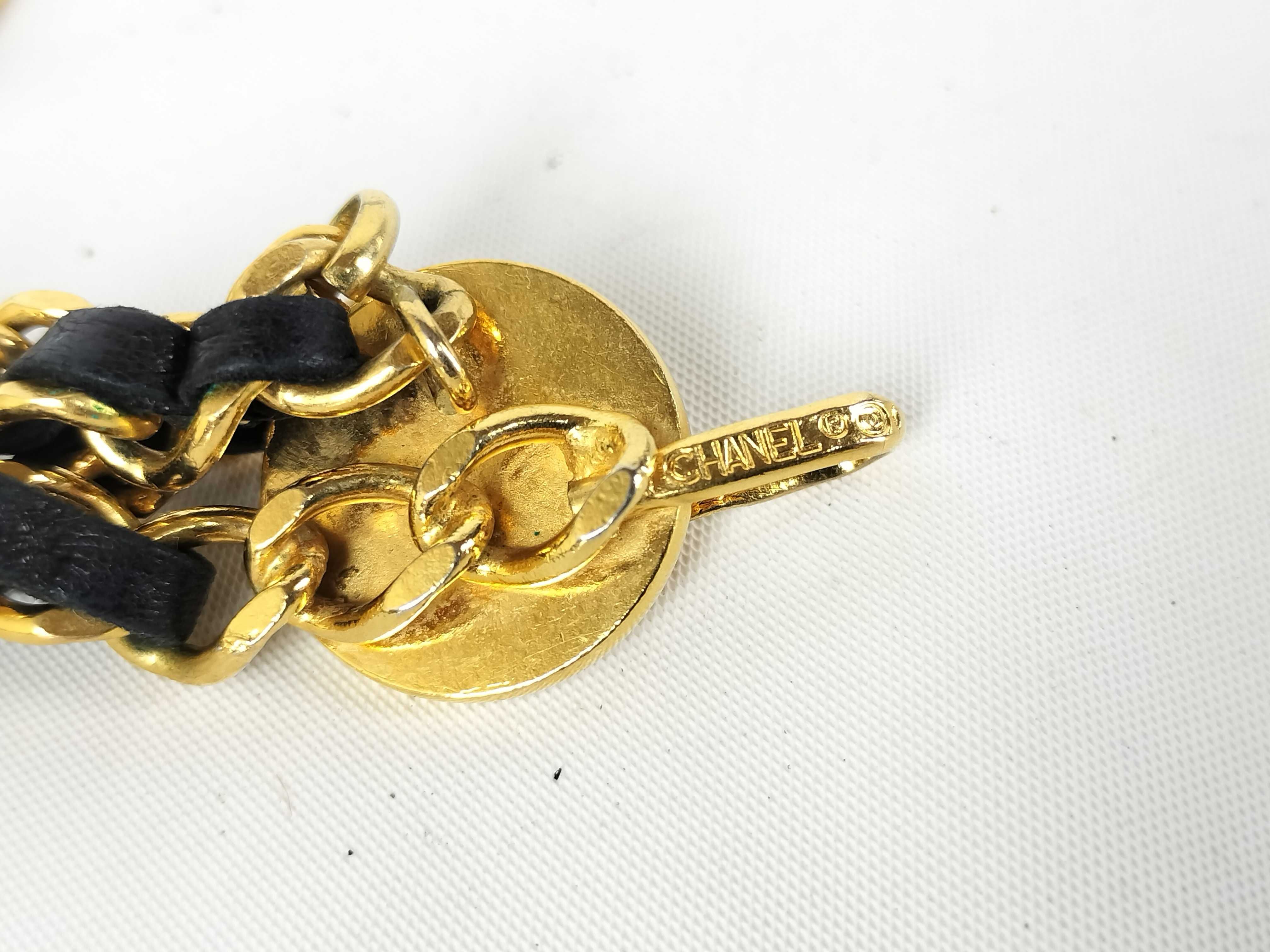 【水曜終了】(10707_0025)CHANEL ココマーク チェーン ショルダーストラップ ベルト