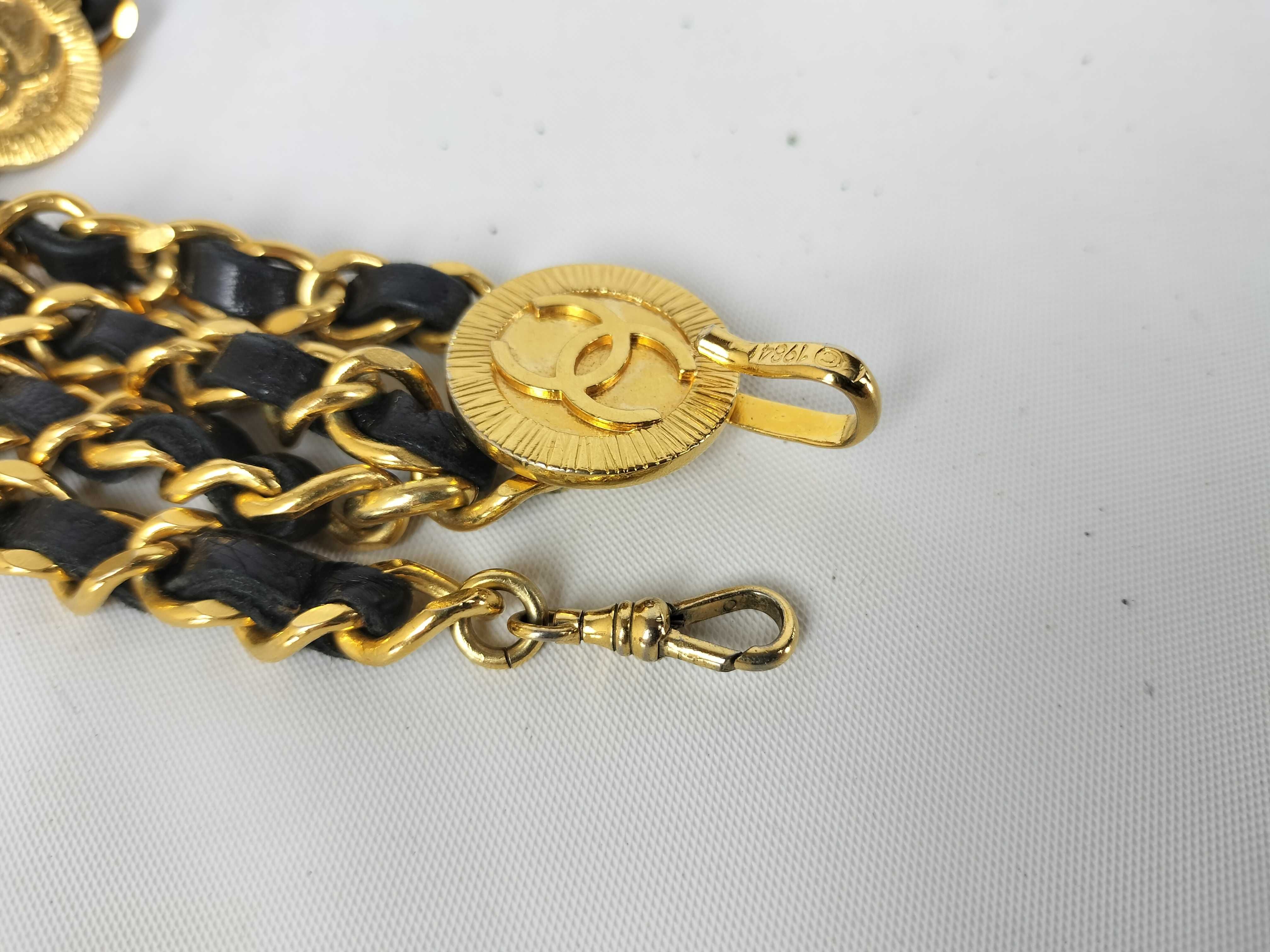 【水曜終了】(10707_0025)CHANEL ココマーク チェーン ショルダーストラップ ベルト