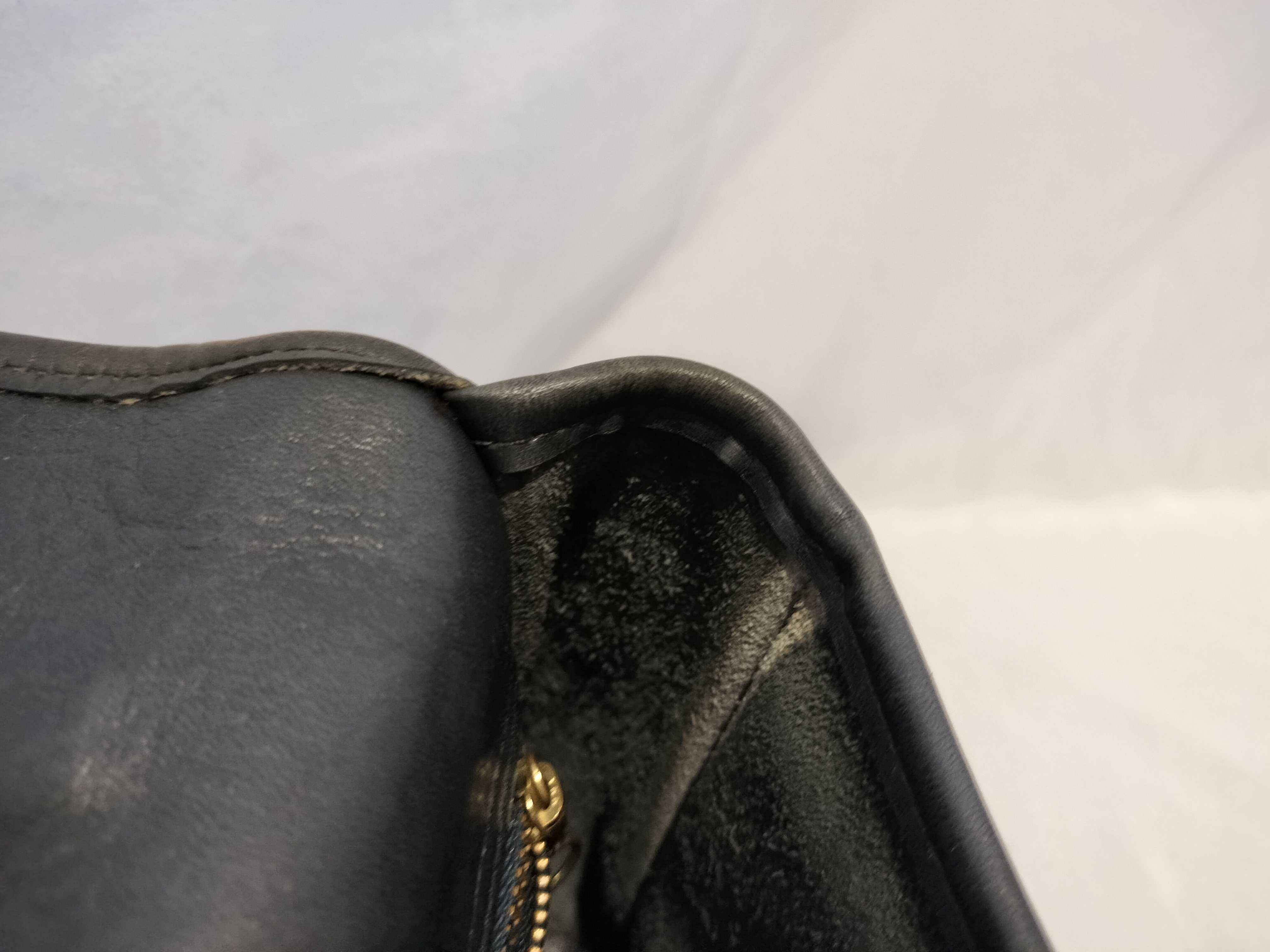 【水曜終了】(10699_0068)COACH オールド/レザー/ターンロック ショルダーバッグ