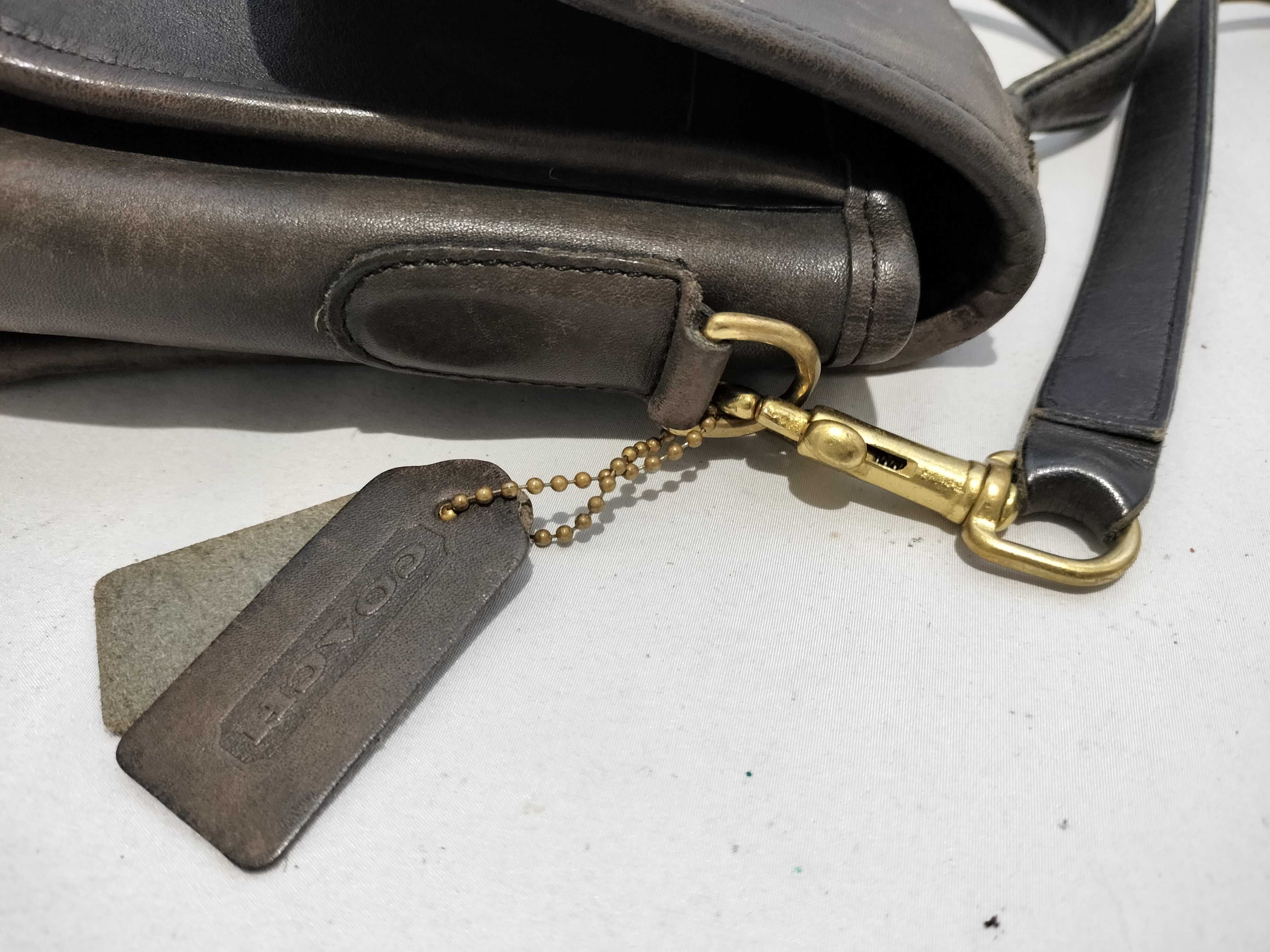 【水曜終了】(10699_0068)COACH オールド/レザー/ターンロック ショルダーバッグ