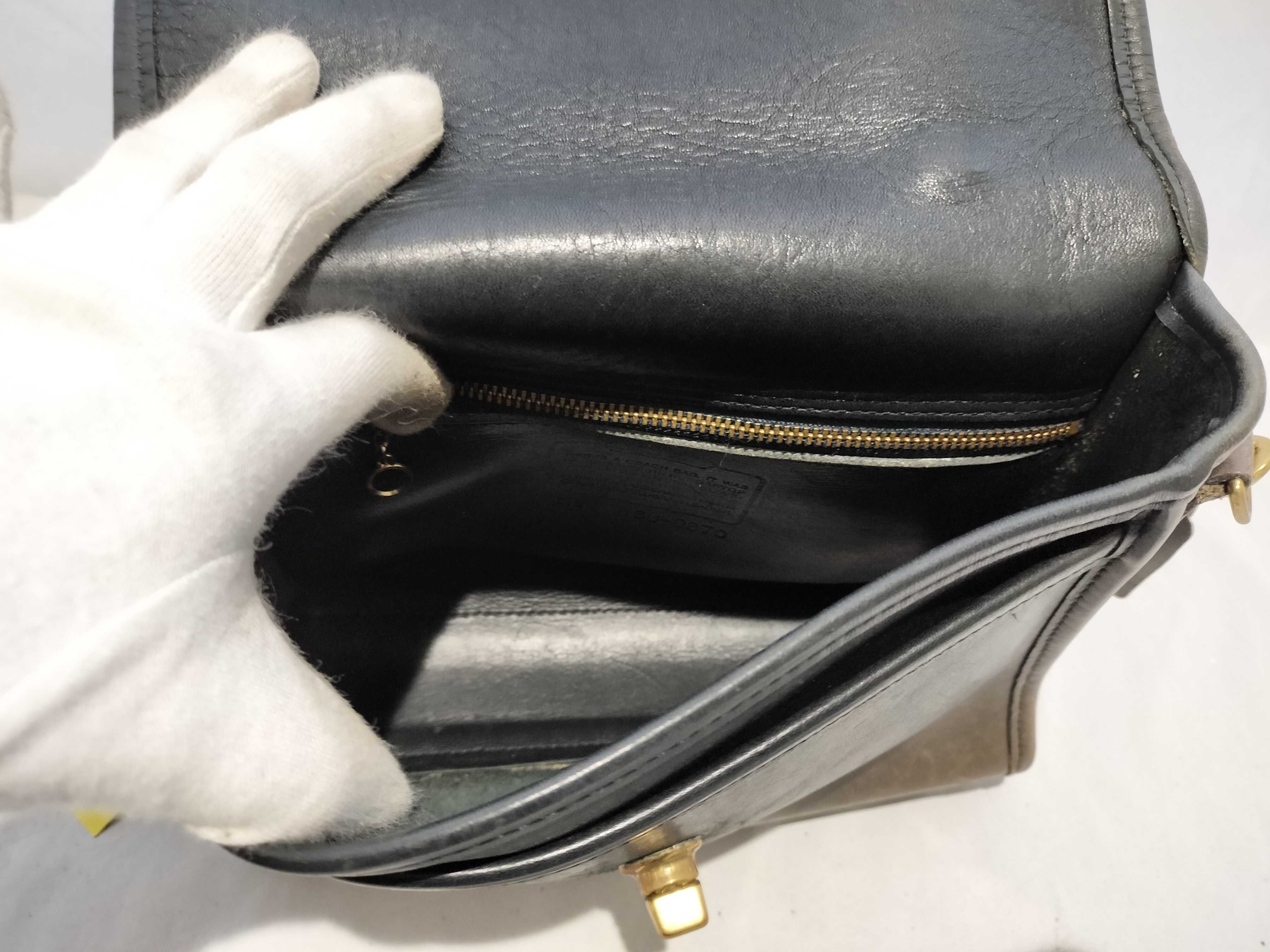 【水曜終了】(10699_0068)COACH オールド/レザー/ターンロック ショルダーバッグ