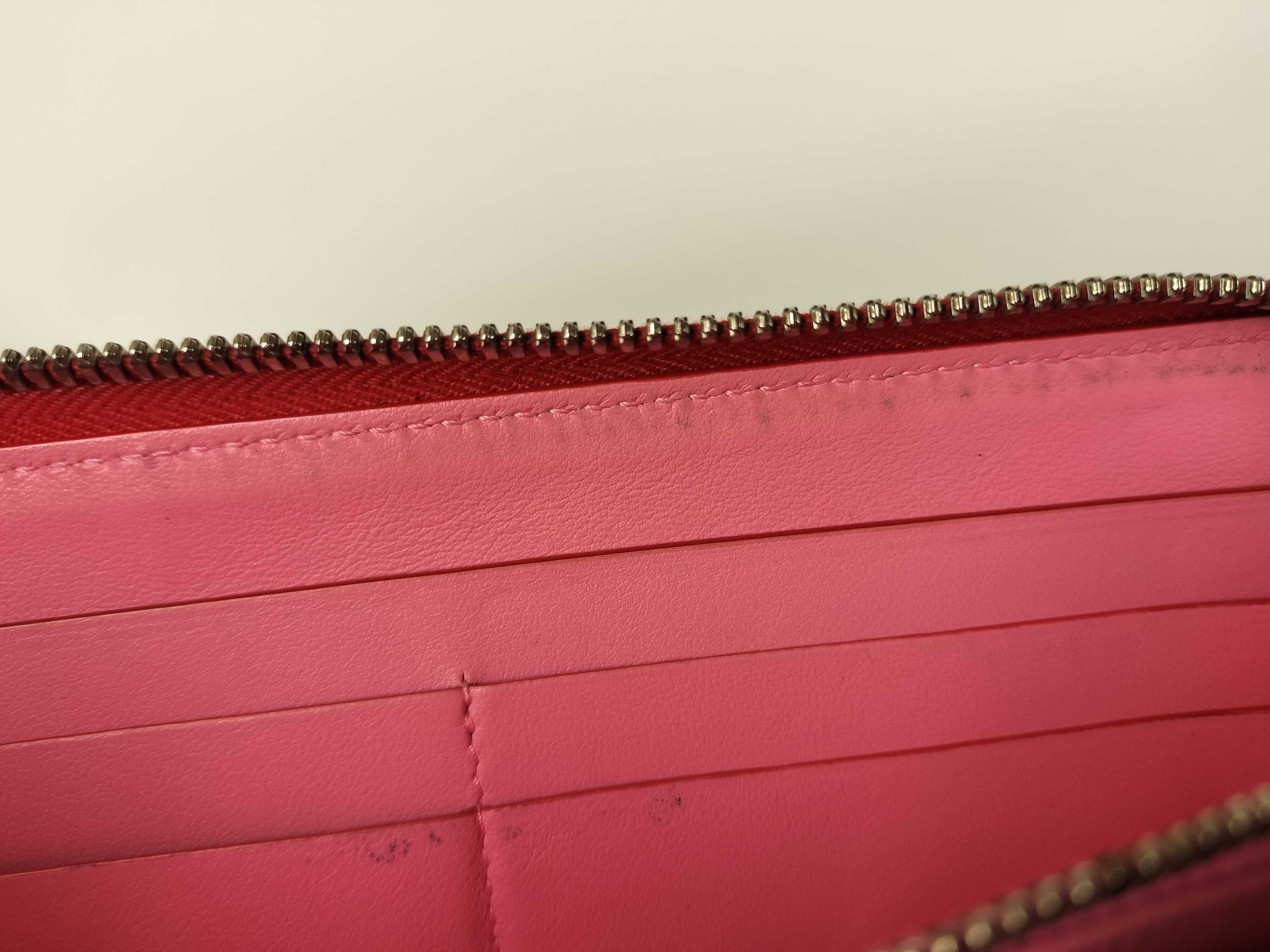 【水曜終了】(10700_0140)BOTTEGA VENETA イントレチャート ラウンド 財布 イントレチャート 赤 財布