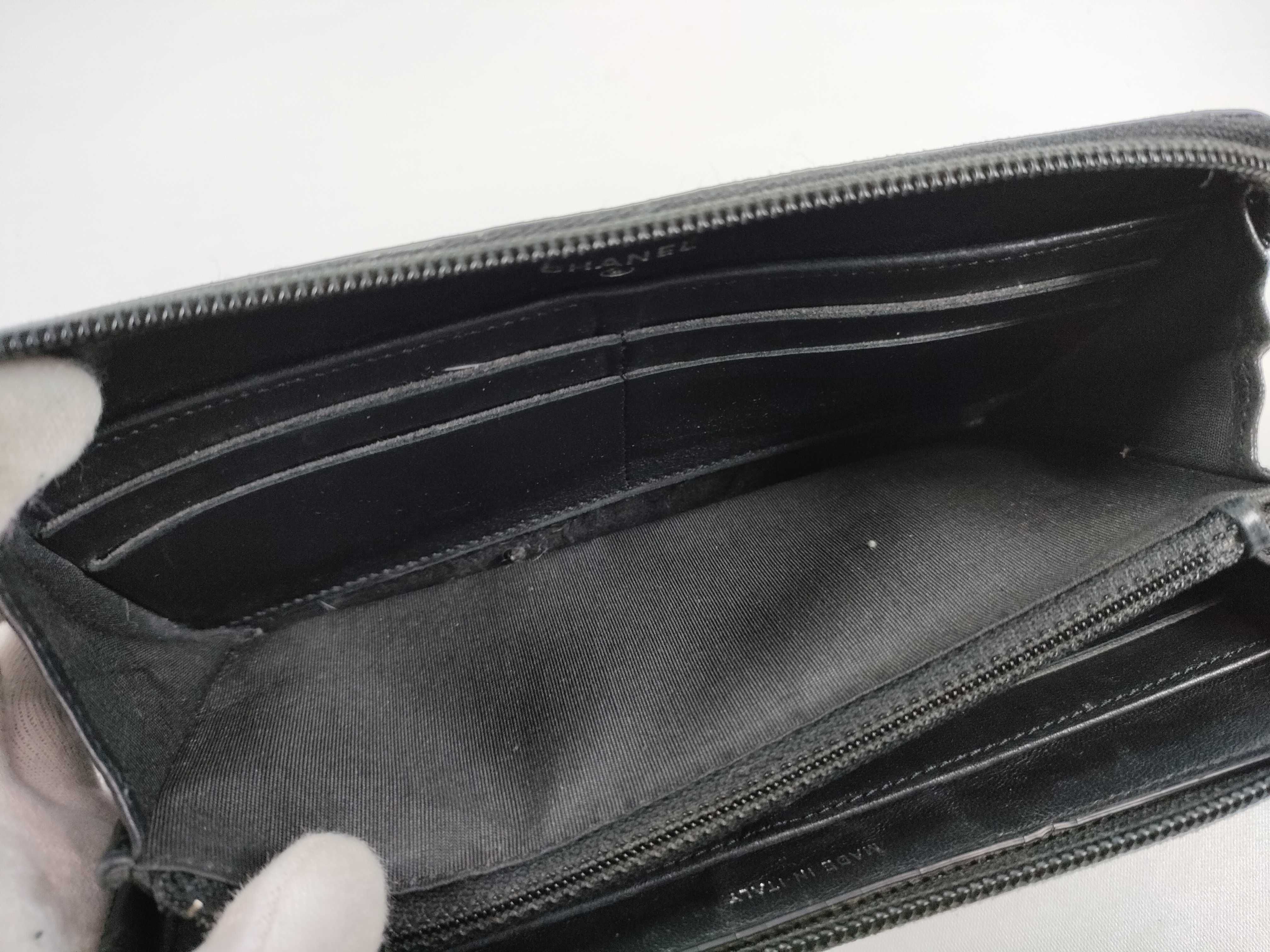 【水曜終了】(10707_0033)CHANEL ボーイシャネル ラウンドジップ 財布