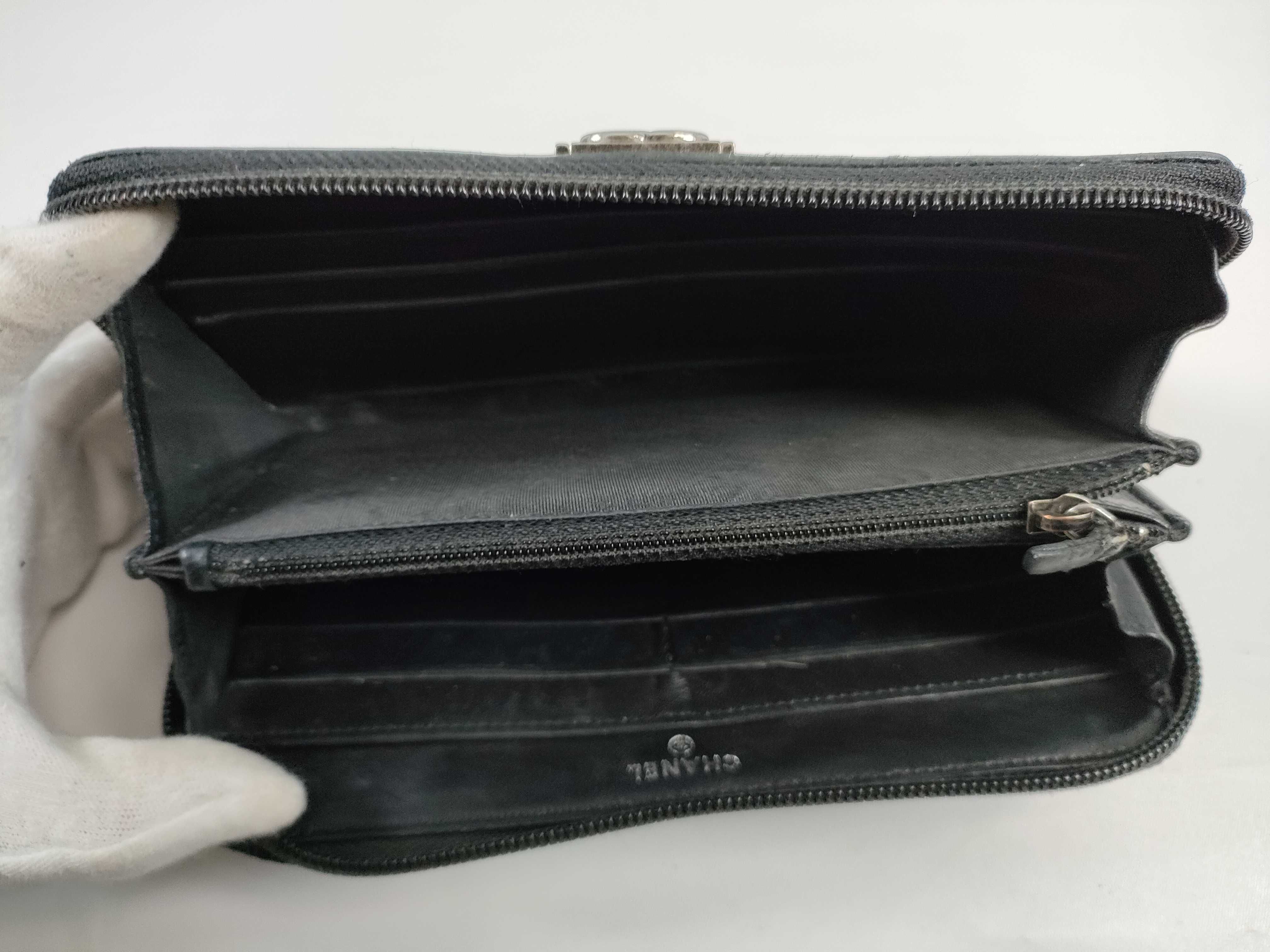 【水曜終了】(10707_0033)CHANEL ボーイシャネル ラウンドジップ 財布