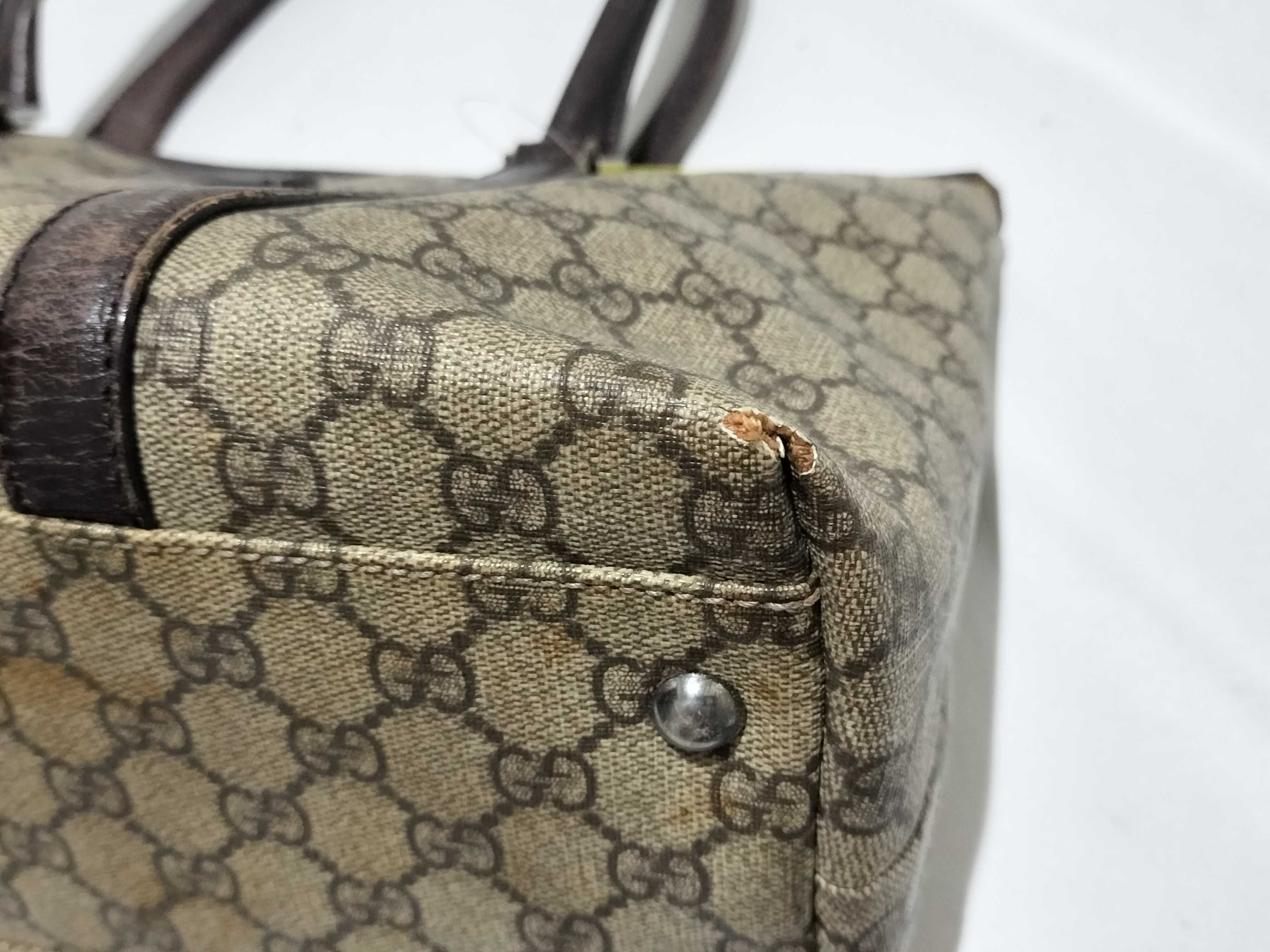 【水曜終了】(10702_0027)GUCCI GGスプリーム 114595 ハンドバッグ